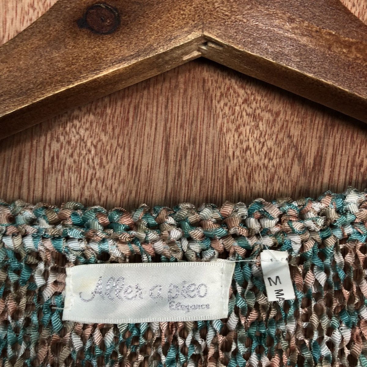 Japanese Brand Allen A Pieo Multicolor japan Knitwear cardigan #H246 Size US M / EU 48-50 / 2 - 10 Thumbnail