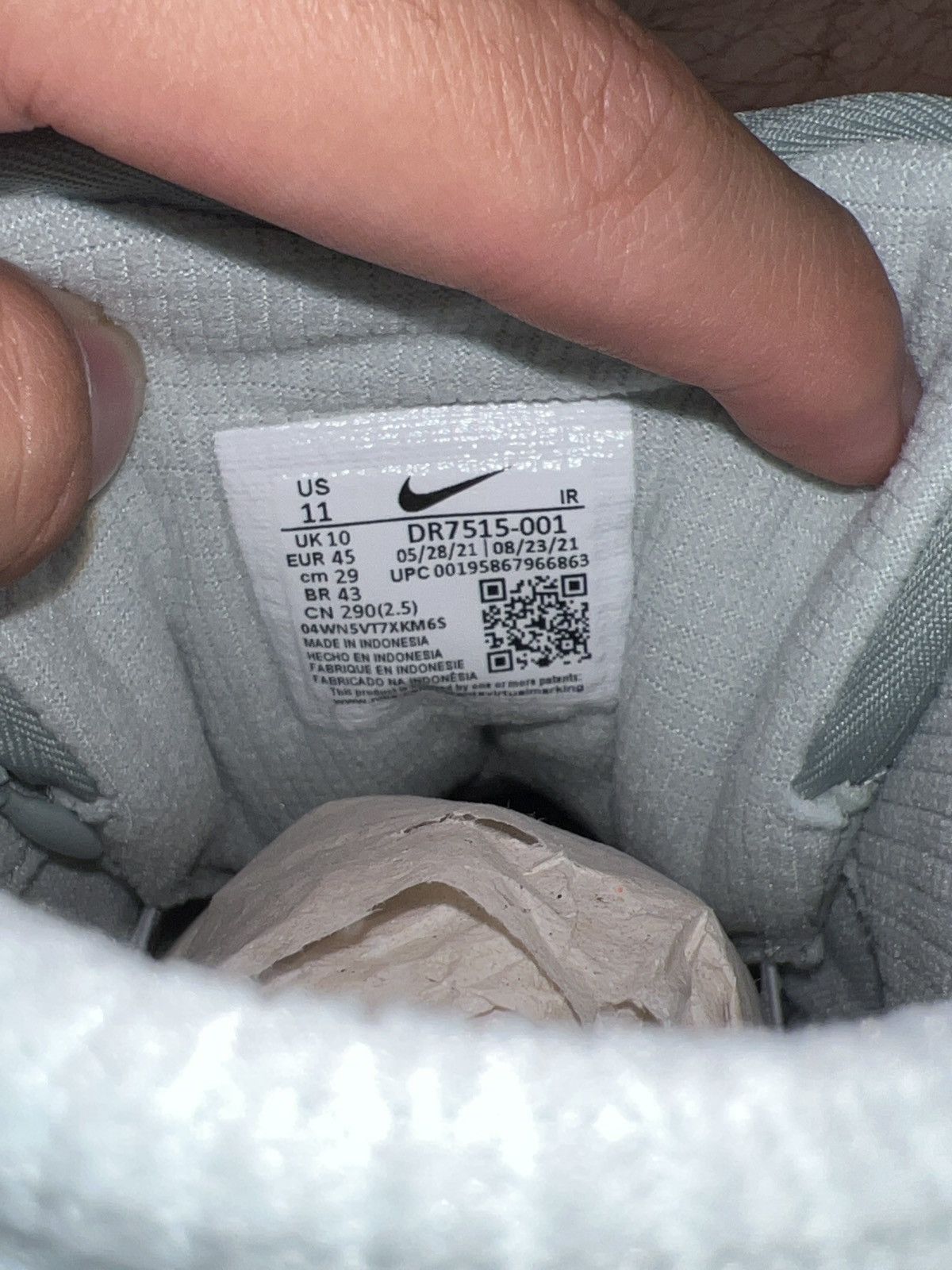Nike × Travis Scott Travis Scott Air trainer 1 Grey haze Size US 11 / EU 44 - 6 Thumbnail