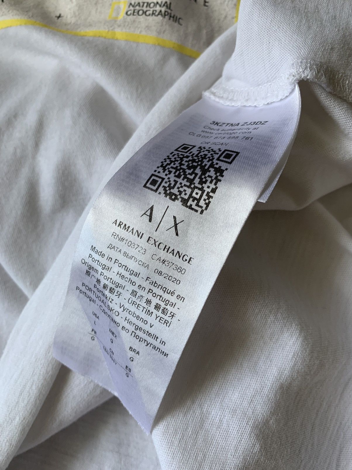 Armani Exchange Armani Exchange National Geographic tucan vinyl tee Size US L / EU 52-54 / 3 - 12 Thumbnail