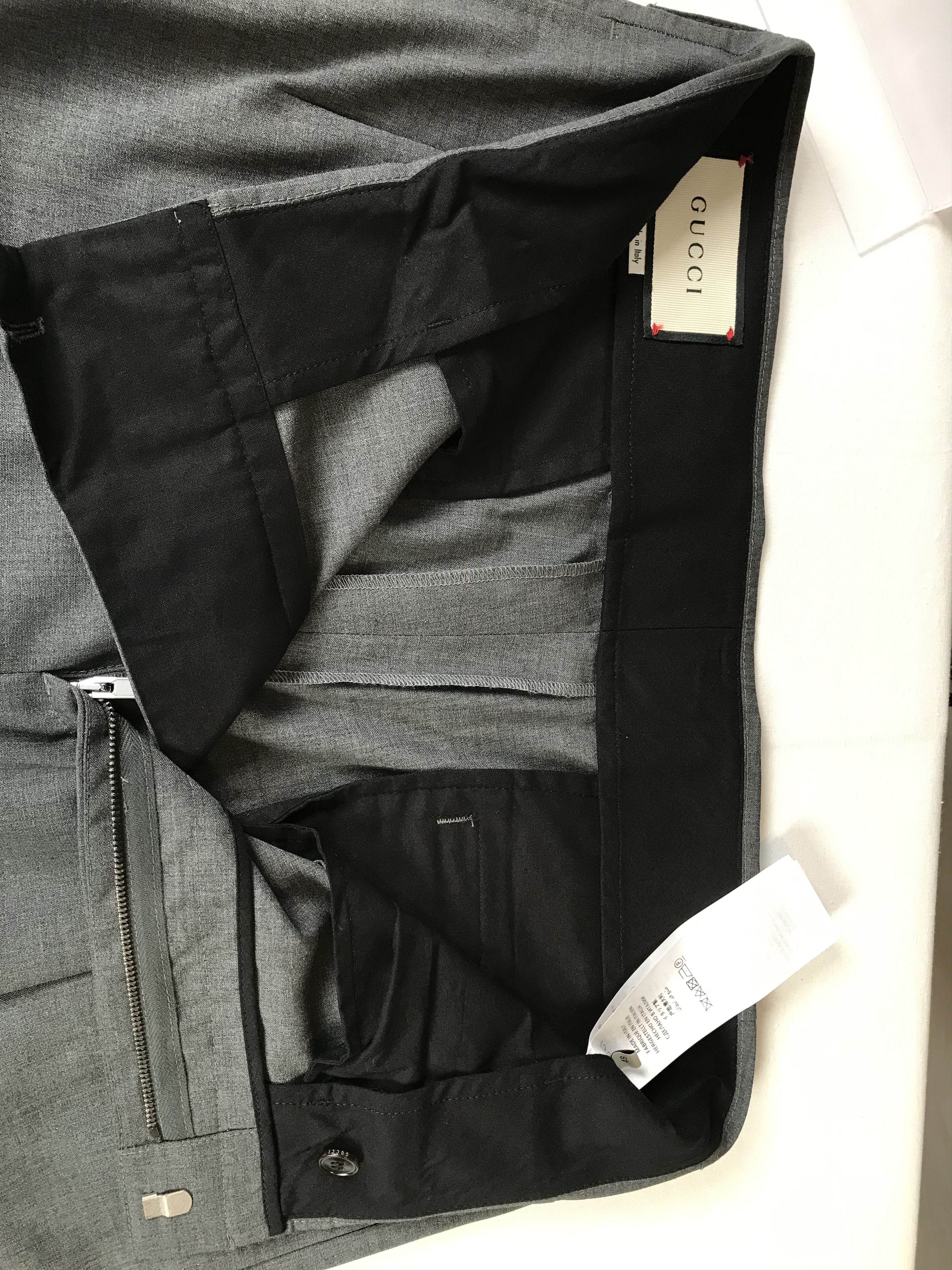 Gucci Men's Gucci Grey Suit Trousers Size US 32 / EU 48 - 5 Thumbnail