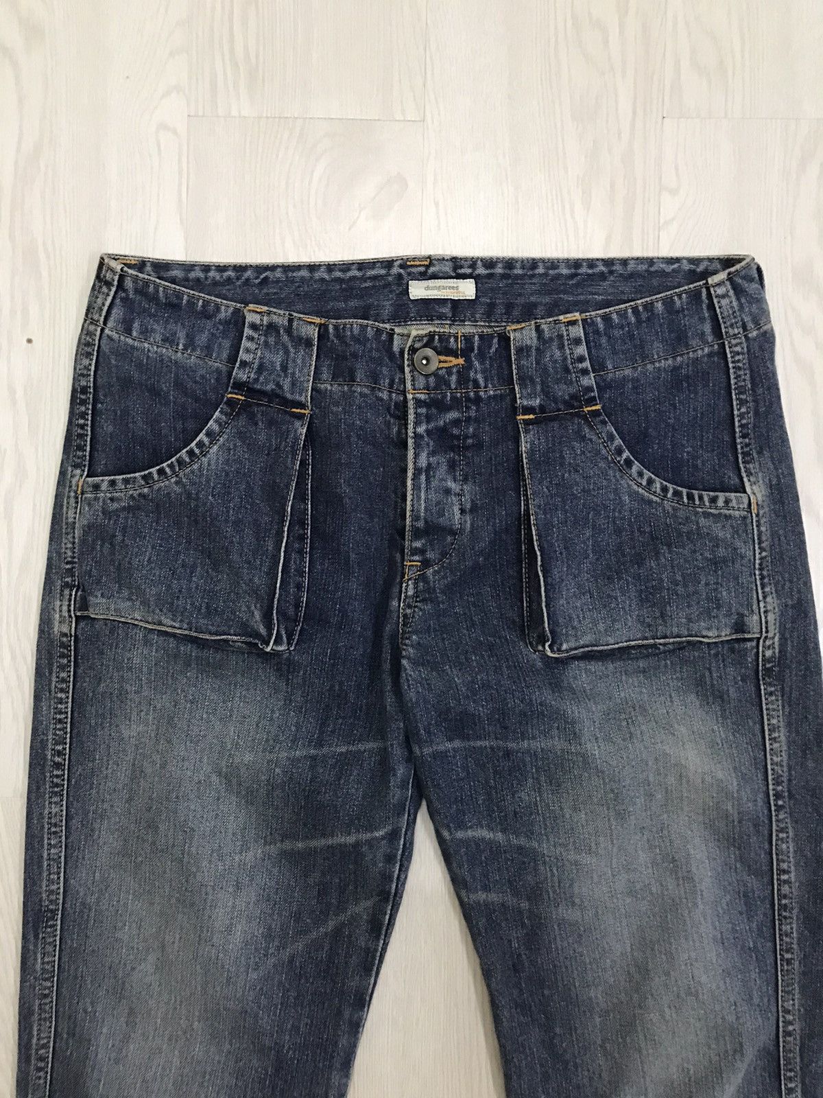 Japanese Brand × Johnbull × Vintage Vintage John Bull Bush Pants Dungarees Jeans Size US 33 - 4 Thumbnail