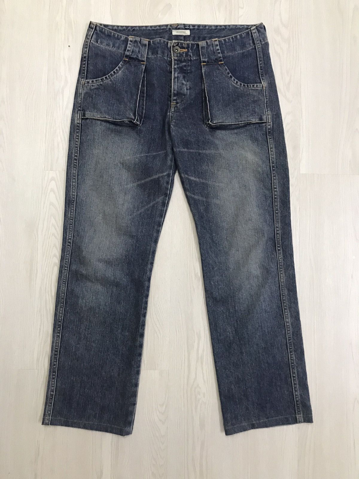 Japanese Brand × Johnbull × Vintage Vintage John Bull Bush Pants Dungarees Jeans Size US 33 - 1 Thumbnail