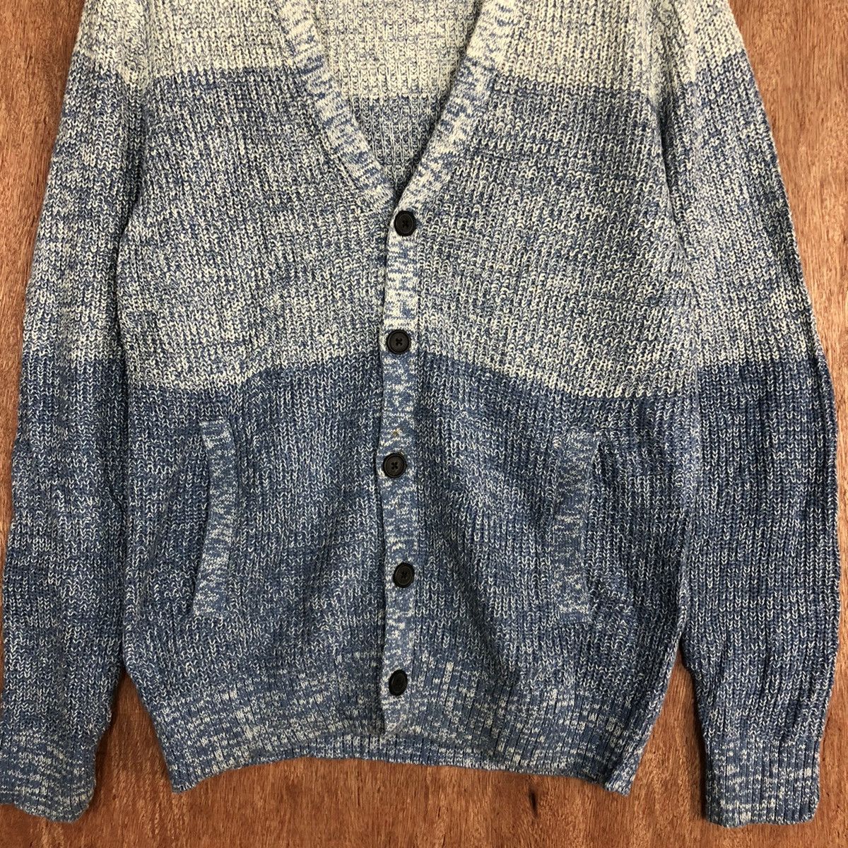 Japanese Brand Banana Republic Navy Blue knitwear Cardigan #H228 Size US M / EU 48-50 / 2 - 8 Thumbnail