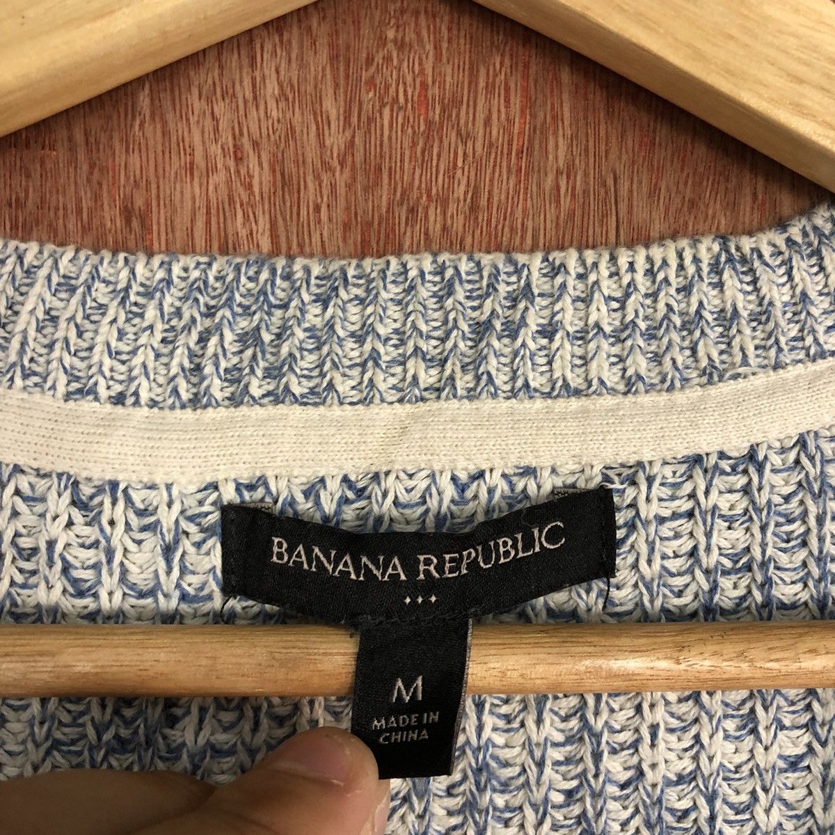 Japanese Brand Banana Republic Navy Blue knitwear Cardigan #H228 Size US M / EU 48-50 / 2 - 10 Thumbnail