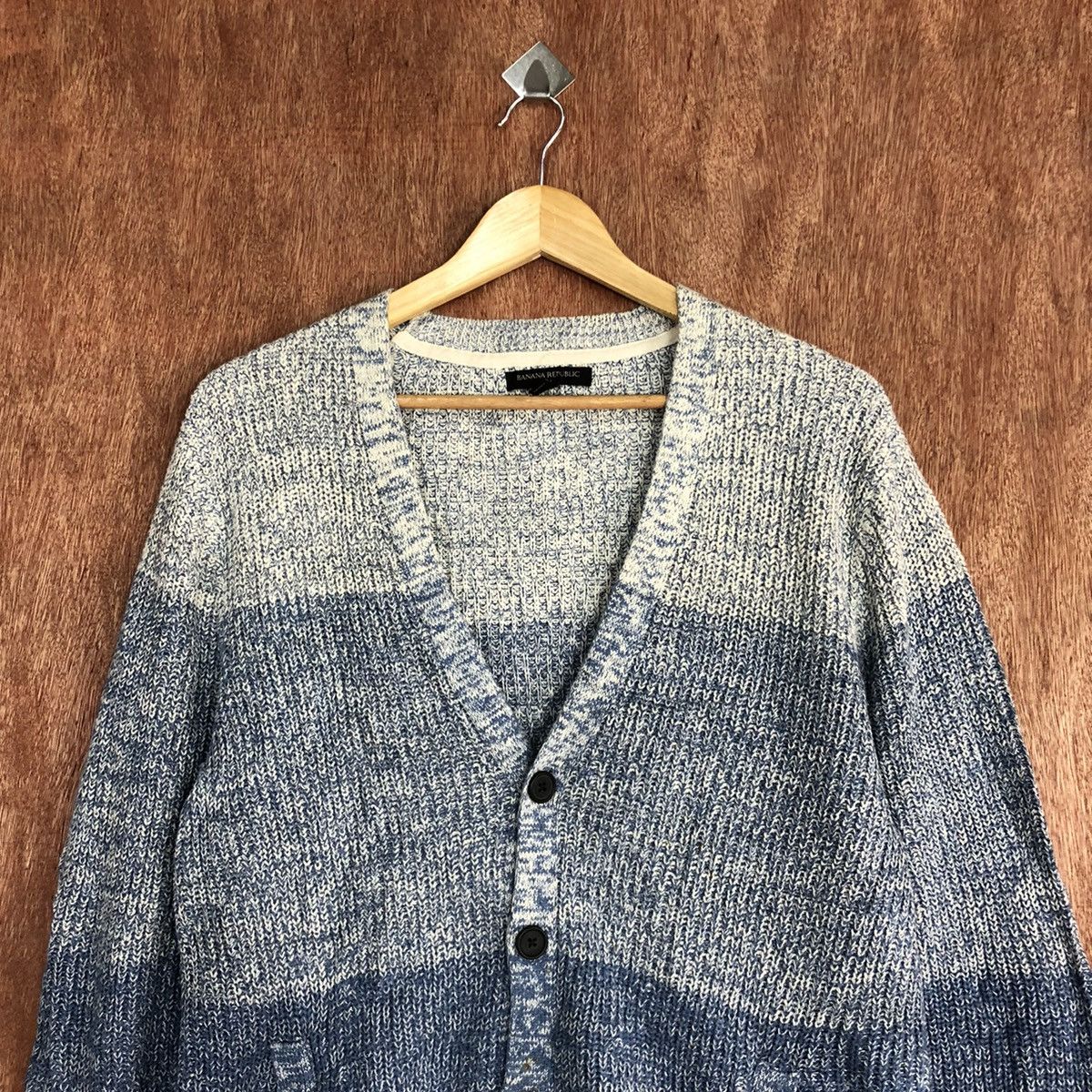 Japanese Brand Banana Republic Navy Blue knitwear Cardigan #H228 Size US M / EU 48-50 / 2 - 2 Thumbnail
