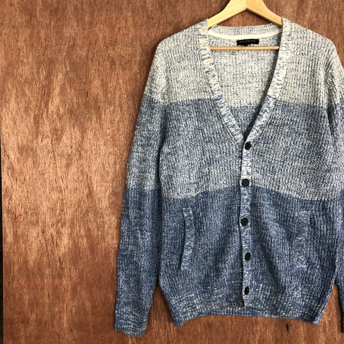 Japanese Brand Banana Republic Navy Blue knitwear Cardigan #H228 Size US M / EU 48-50 / 2 - 7 Thumbnail