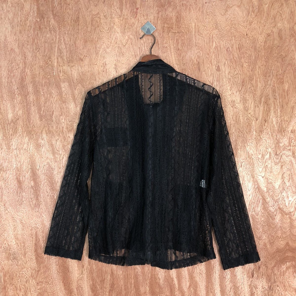 Vintage Japan Black crochet sexy Knitwear japan #H214 Size US S / EU 44-46 / 1 - 10 Thumbnail