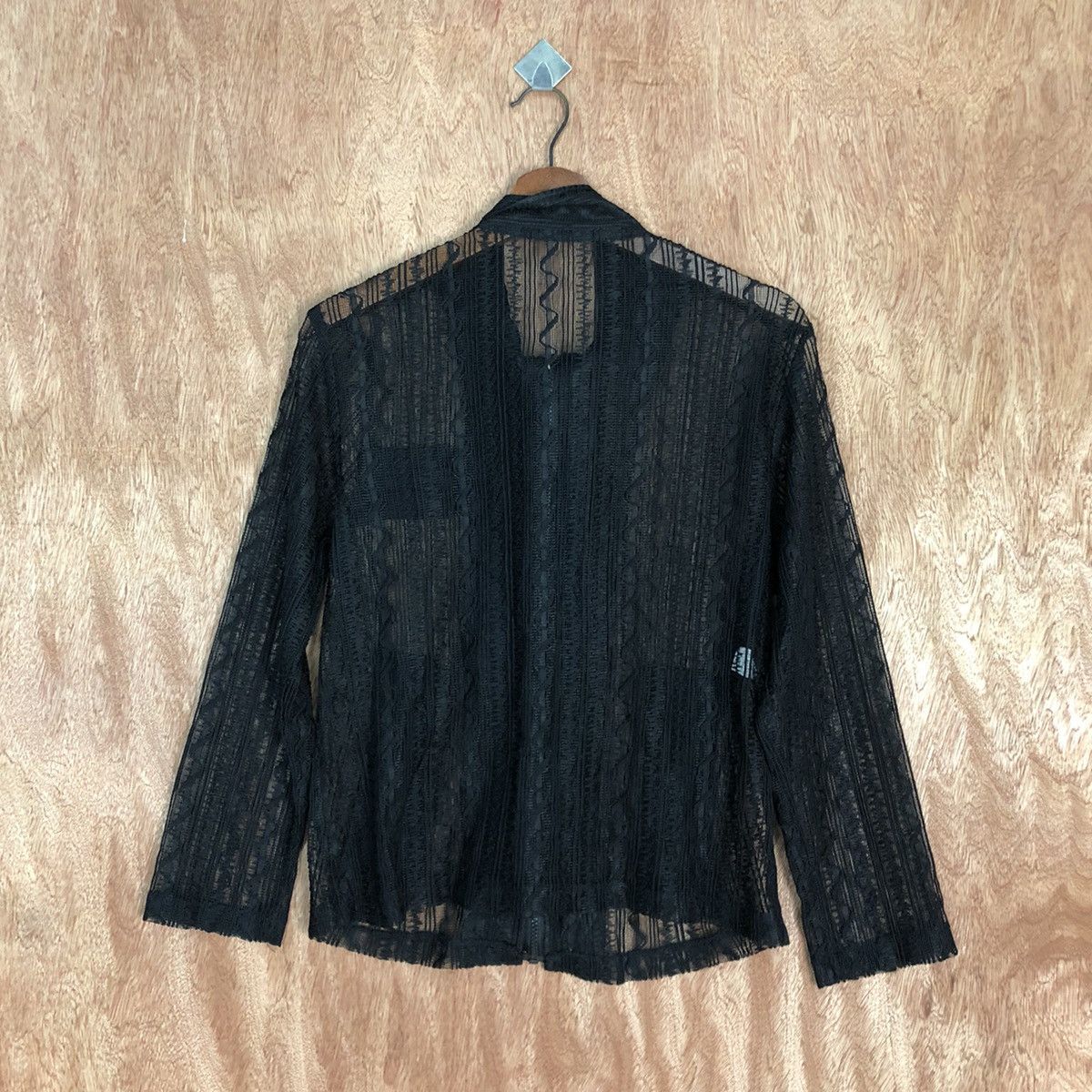 Vintage Japan Black crochet sexy Knitwear japan #H214 Size US S / EU 44-46 / 1 - 12 Thumbnail