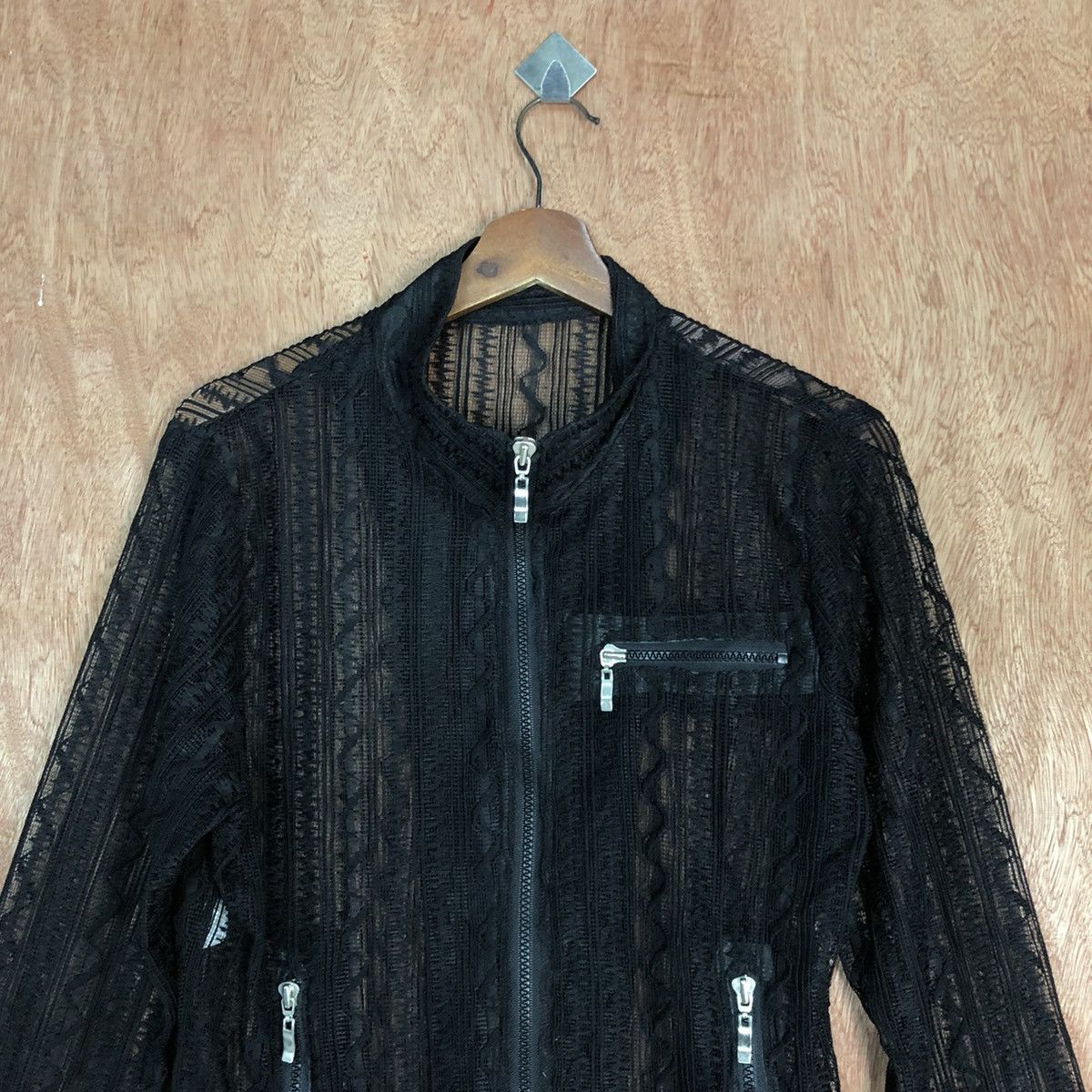 Vintage Japan Black crochet sexy Knitwear japan #H214 Size US S / EU 44-46 / 1 - 9 Thumbnail