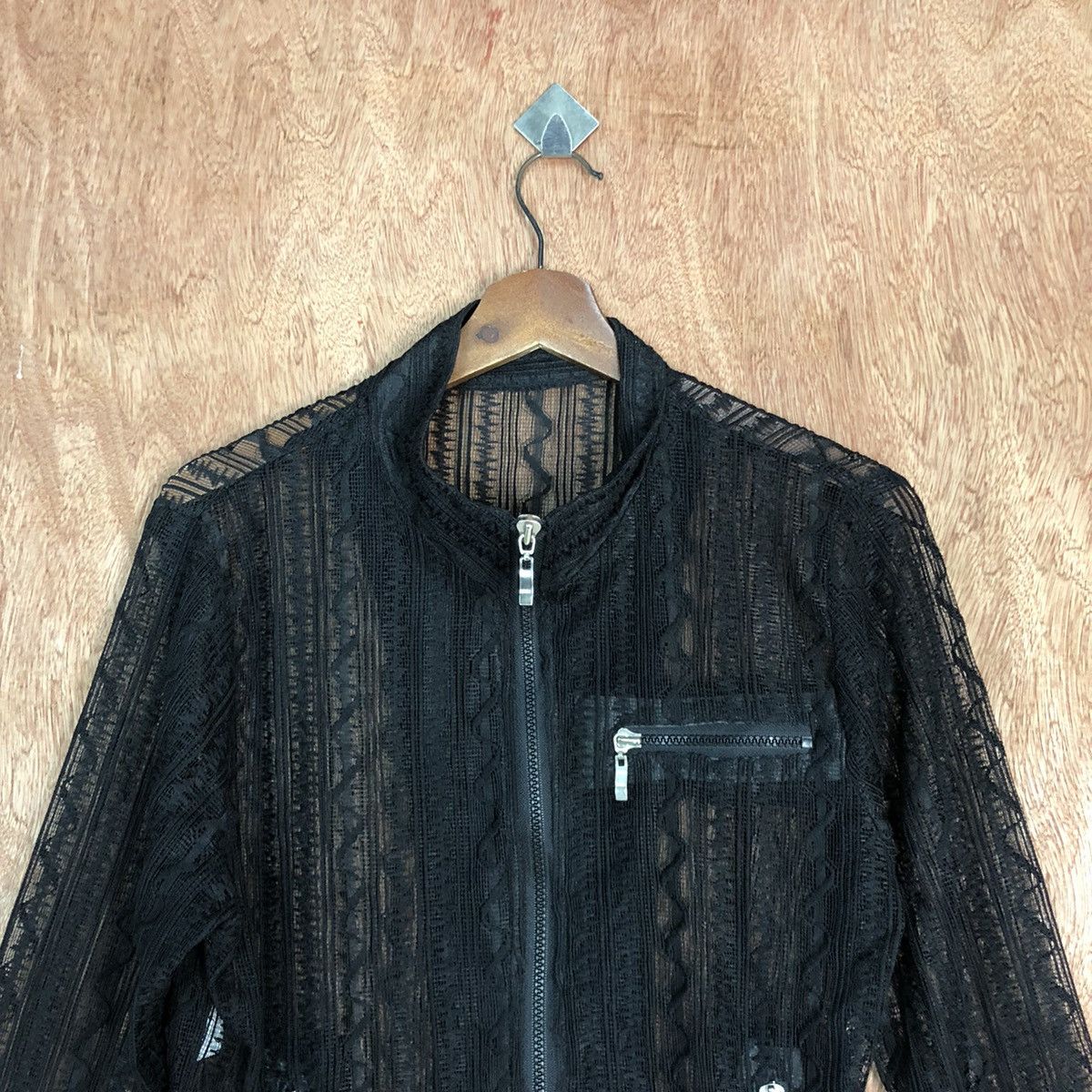 Vintage Japan Black crochet sexy Knitwear japan #H214 Size US S / EU 44-46 / 1 - 2 Thumbnail