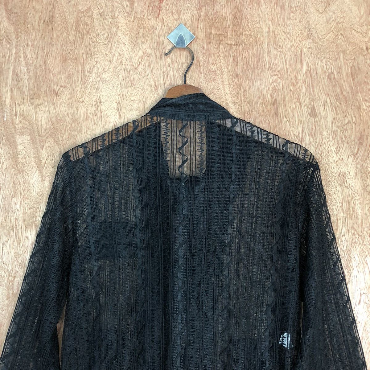 Vintage Japan Black crochet sexy Knitwear japan #H214 Size US S / EU 44-46 / 1 - 11 Thumbnail