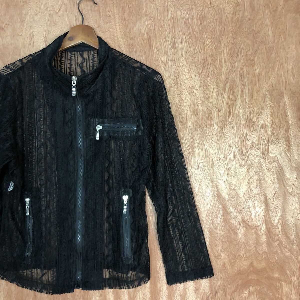 Vintage Japan Black crochet sexy Knitwear japan #H214 Size US S / EU 44-46 / 1 - 5 Thumbnail