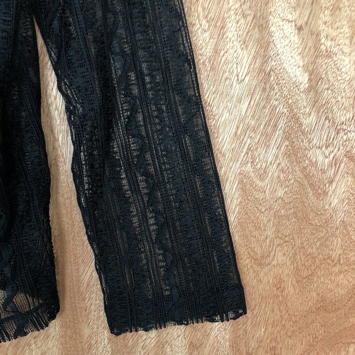 Vintage Japan Black crochet sexy Knitwear japan #H214 Size US S / EU 44-46 / 1 - 4 Thumbnail
