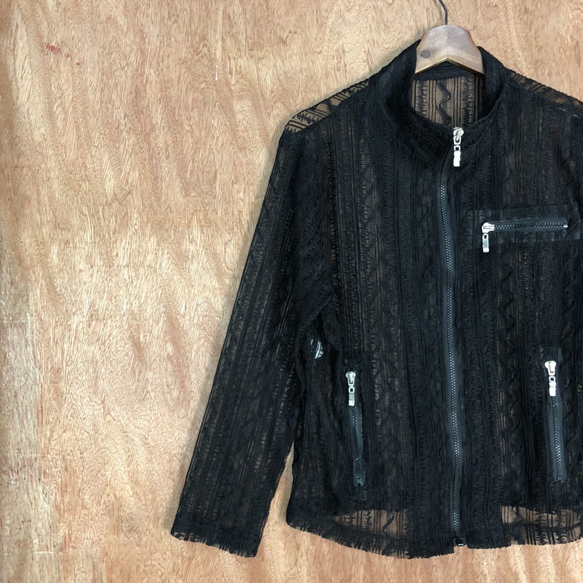 Vintage Japan Black crochet sexy Knitwear japan #H214 Size US S / EU 44-46 / 1 - 7 Thumbnail