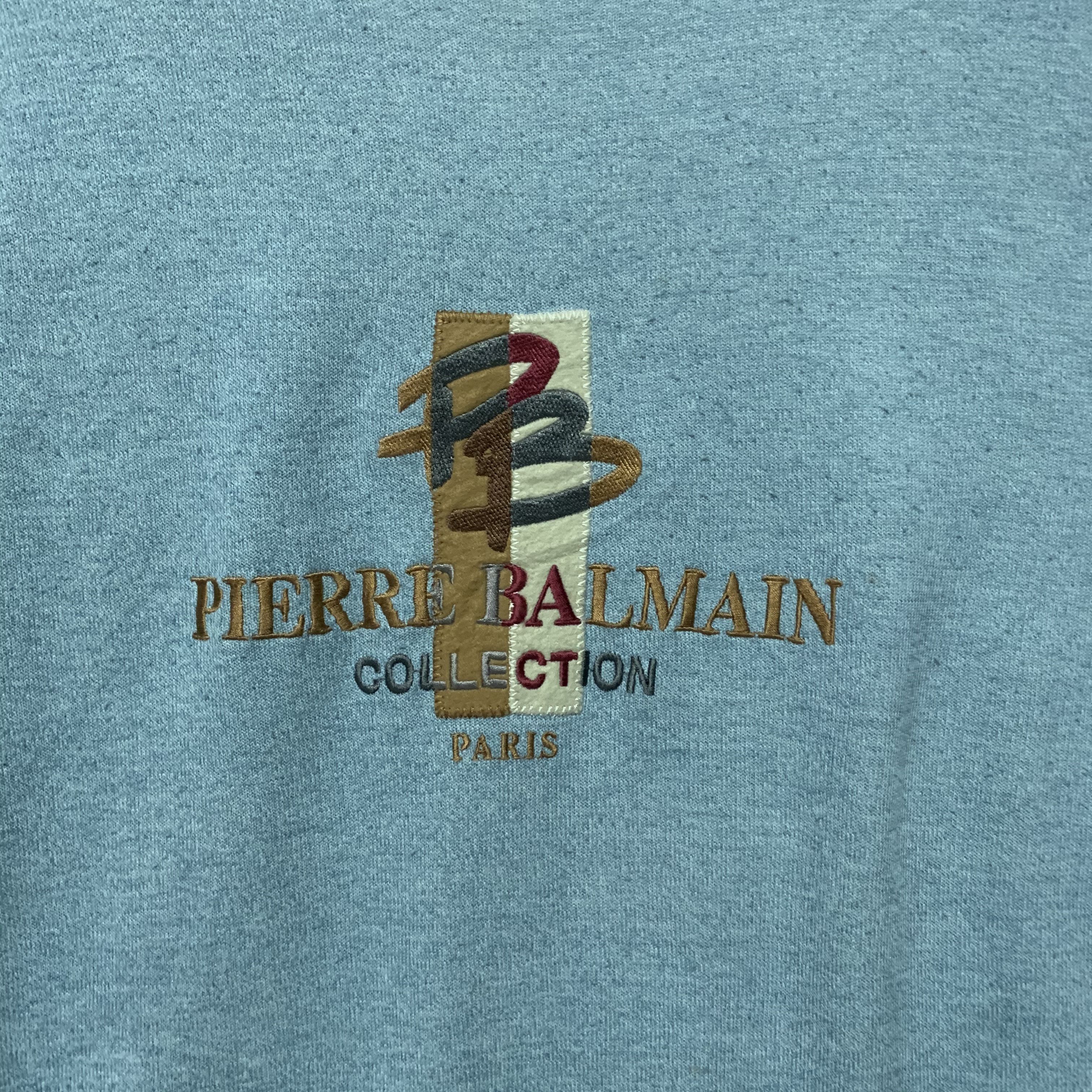 Balmain Vintage Pierre Balmain Paris Spell Out Embroidery Sweater Size US M / EU 48-50 / 2 - 3 Thumbnail