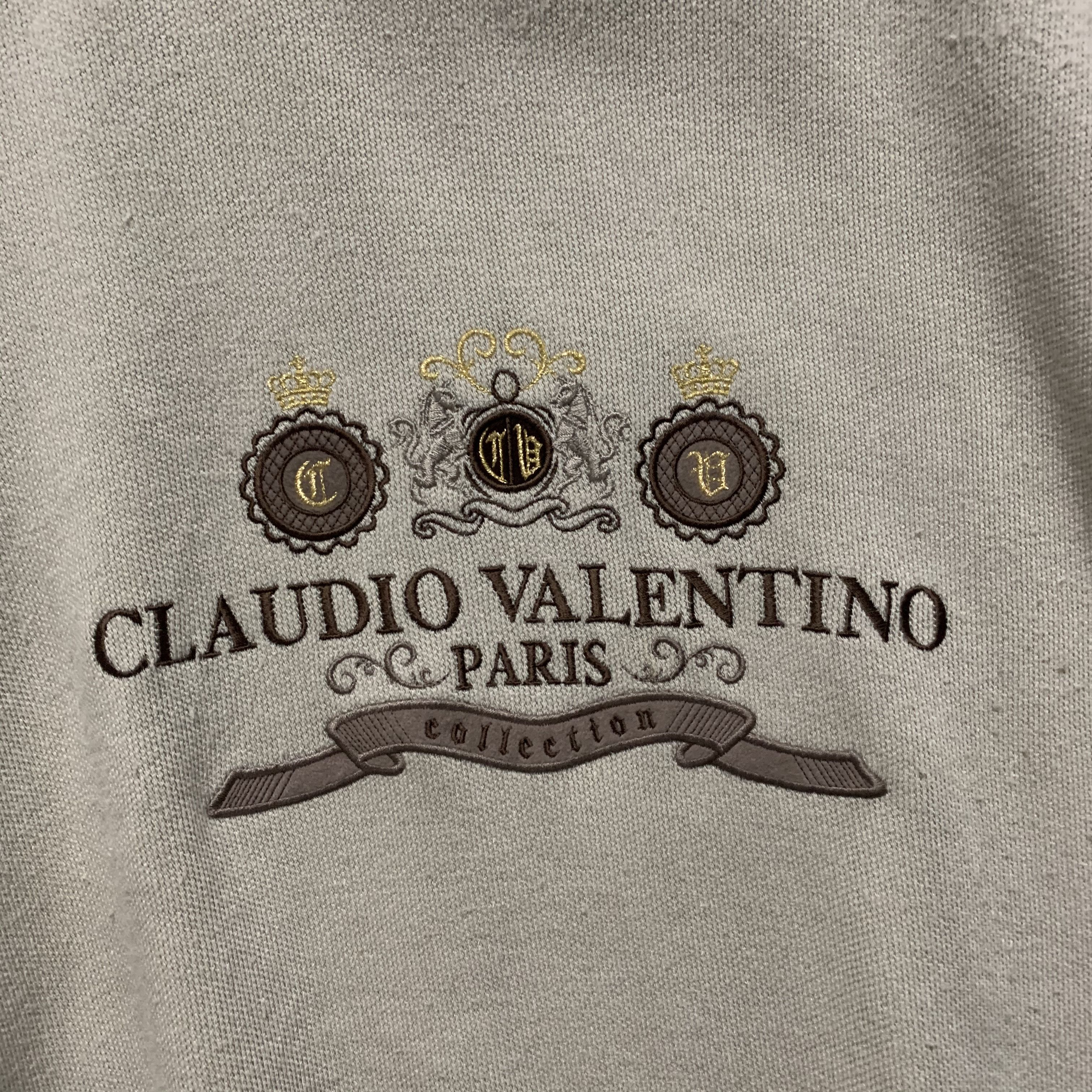 Valentino 💥 Claudio Valentino Spell Out Vintage Pullover Sweater Size US L / EU 52-54 / 3 - 3 Thumbnail