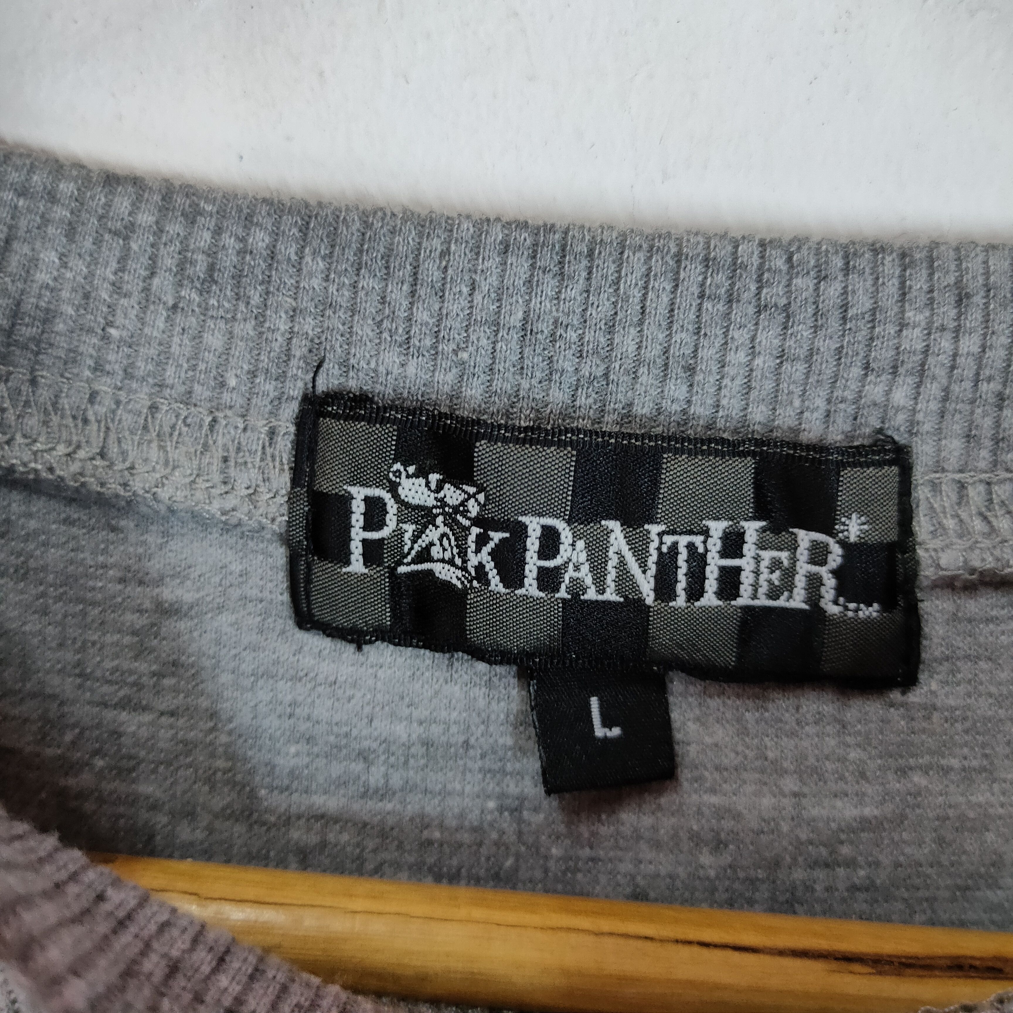 Cartoon Network × Vintage Vintage PINK PANTHER Embroidery Cartoon Sweatshirt Grey Size US L / EU 52-54 / 3 - 5 Thumbnail