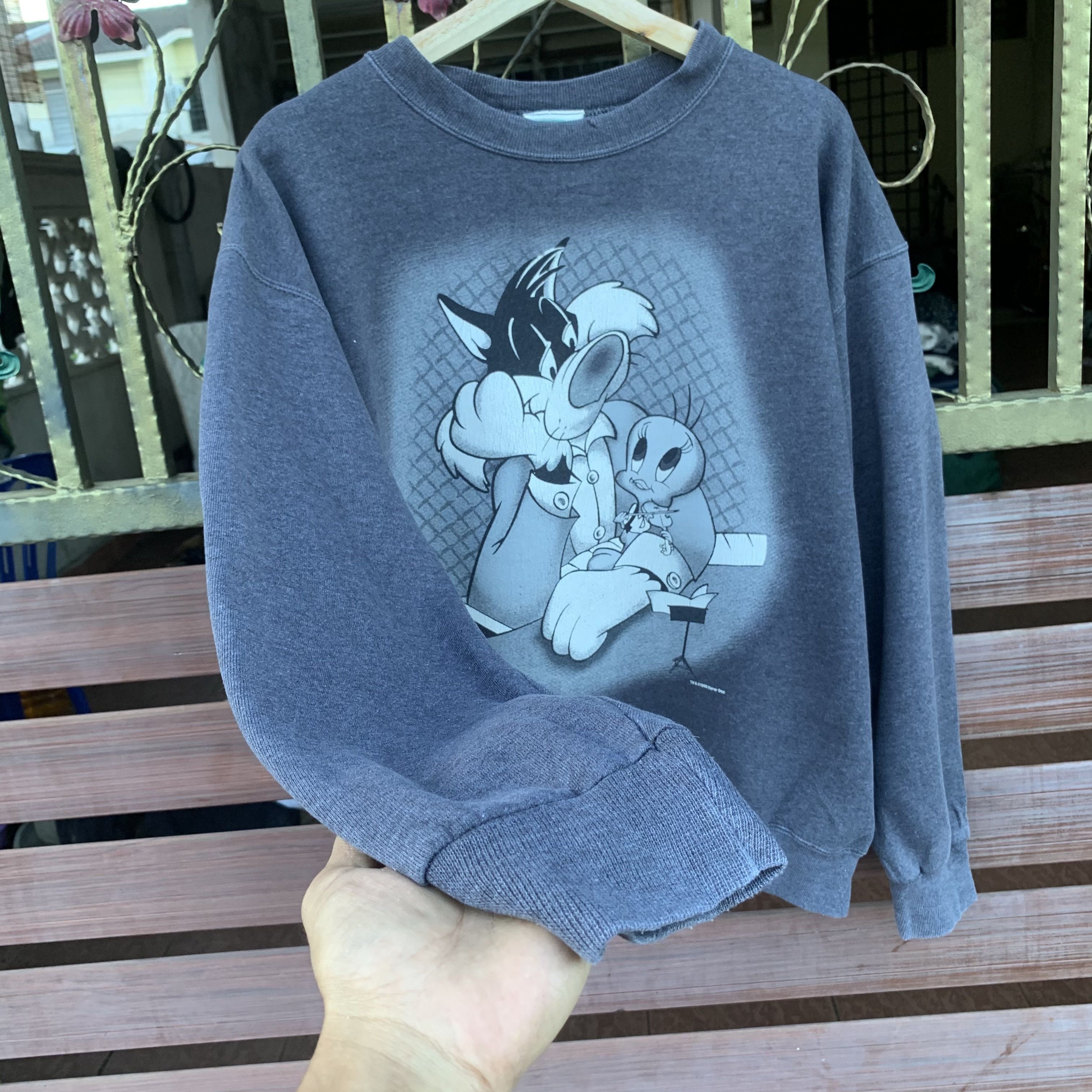 Vintage 💥1990’s Vtg Looney Tunes Crewneck Sweatshirts Made In Usa Size US L / EU 52-54 / 3 - 4 Thumbnail