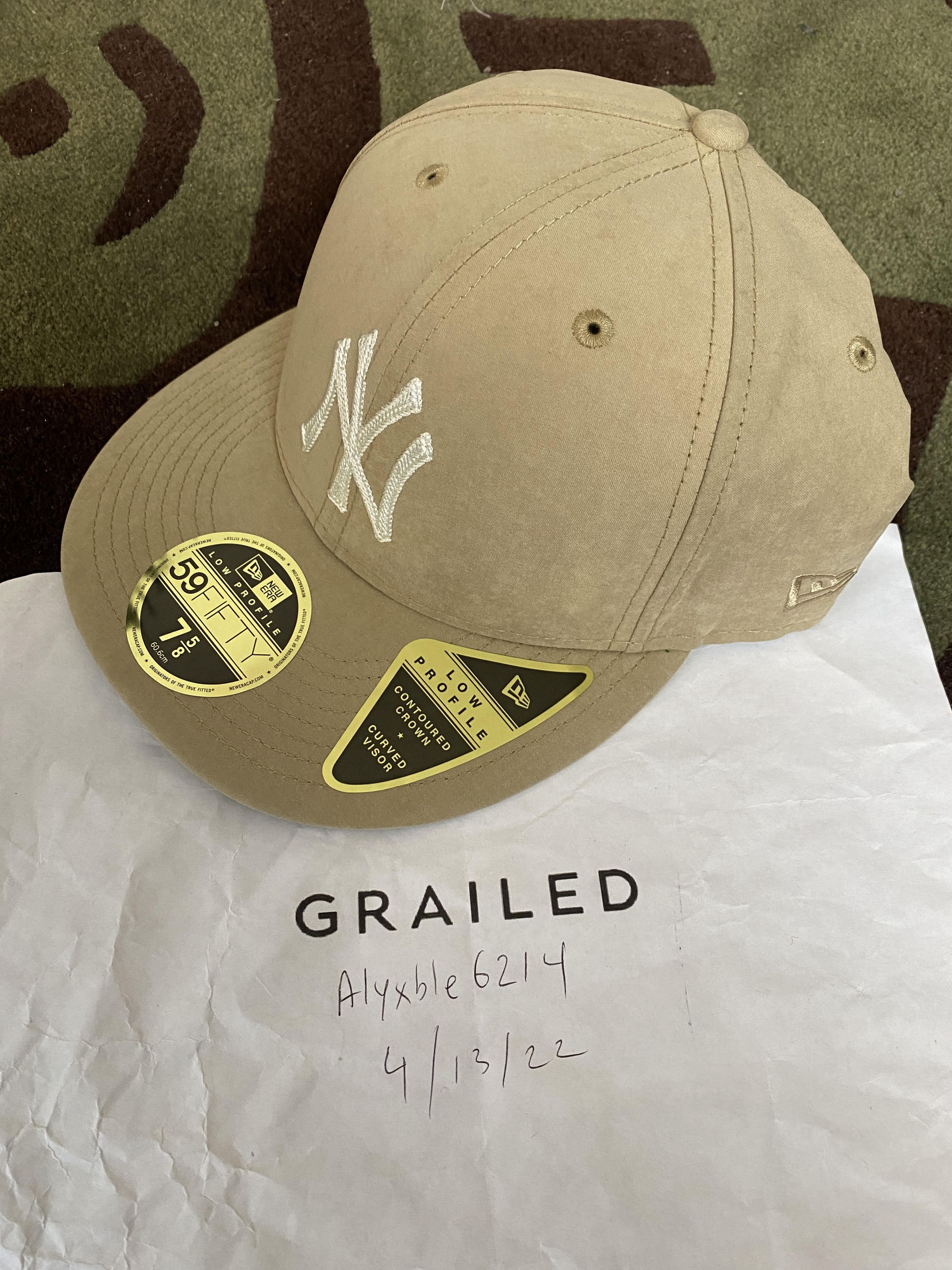 new-era-7-5-8-ald-new-era-brushed-nylon-yankees-hat-grailed