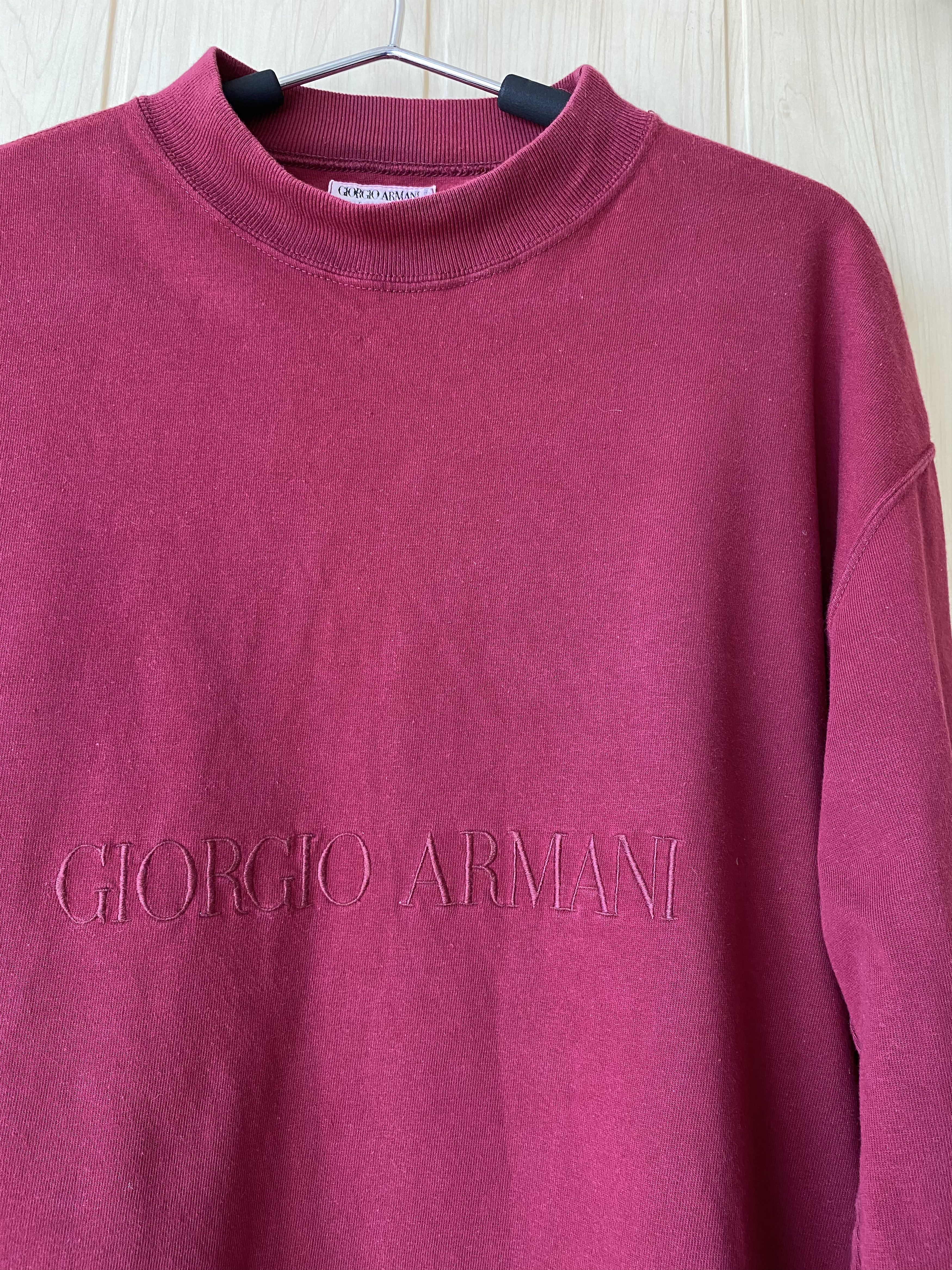 Giorgio Armani Vintage 90s Giorgio Armani middle logo t-shirt Size US L / EU 52-54 / 3 - 2 Thumbnail