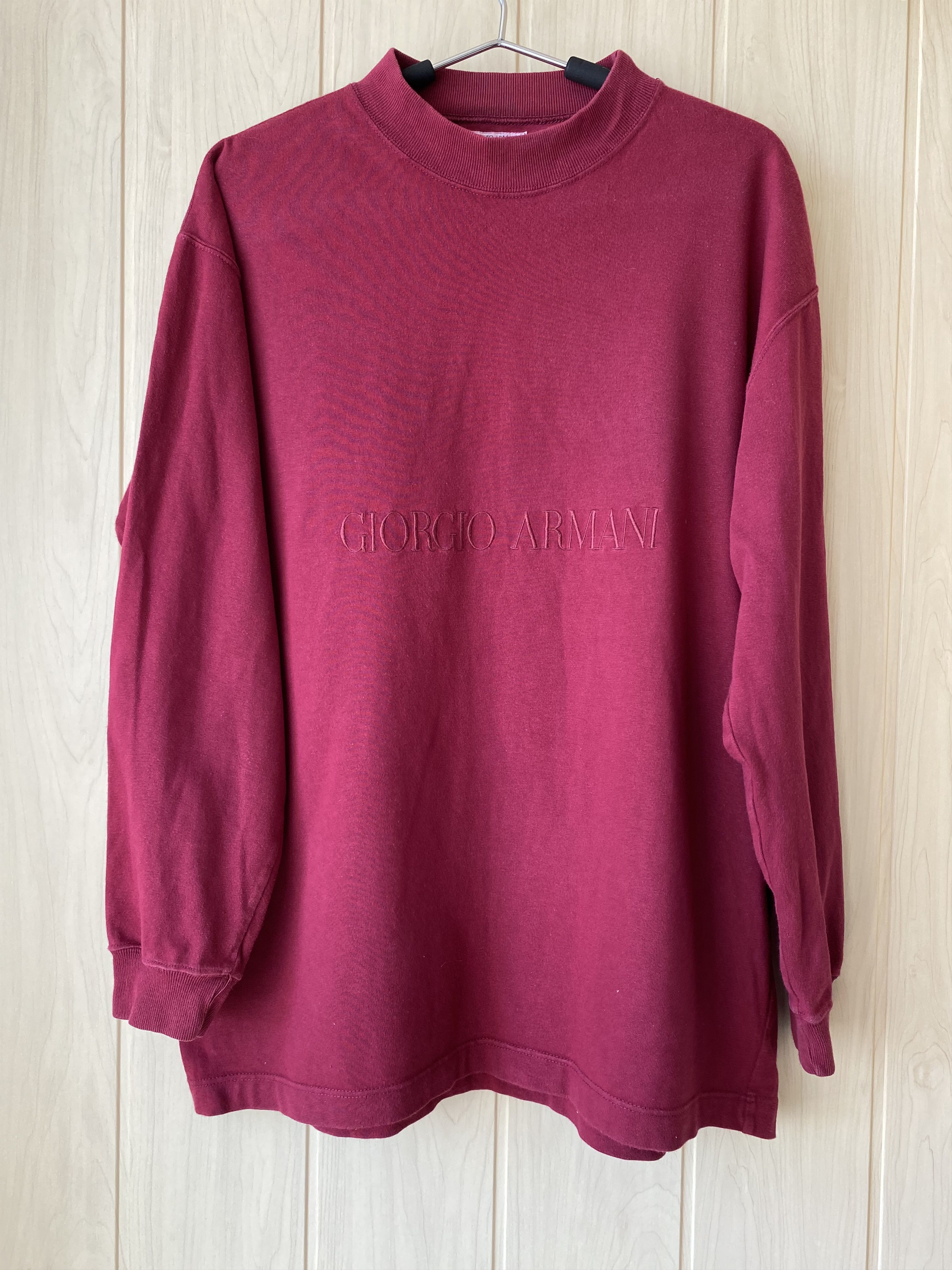 Giorgio Armani Vintage 90s Giorgio Armani middle logo t-shirt Size US L / EU 52-54 / 3 - 1 Thumbnail