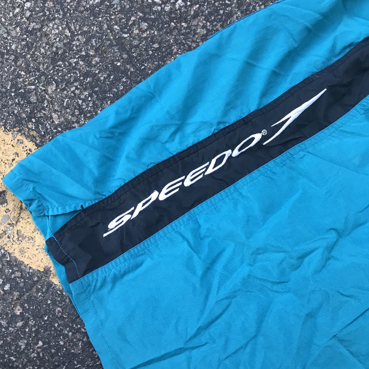 Speedo × Vintage 90s Vintage Speedo shorts swim trunks bathing suit swimming Size US 40 / EU 56 - 3 Thumbnail