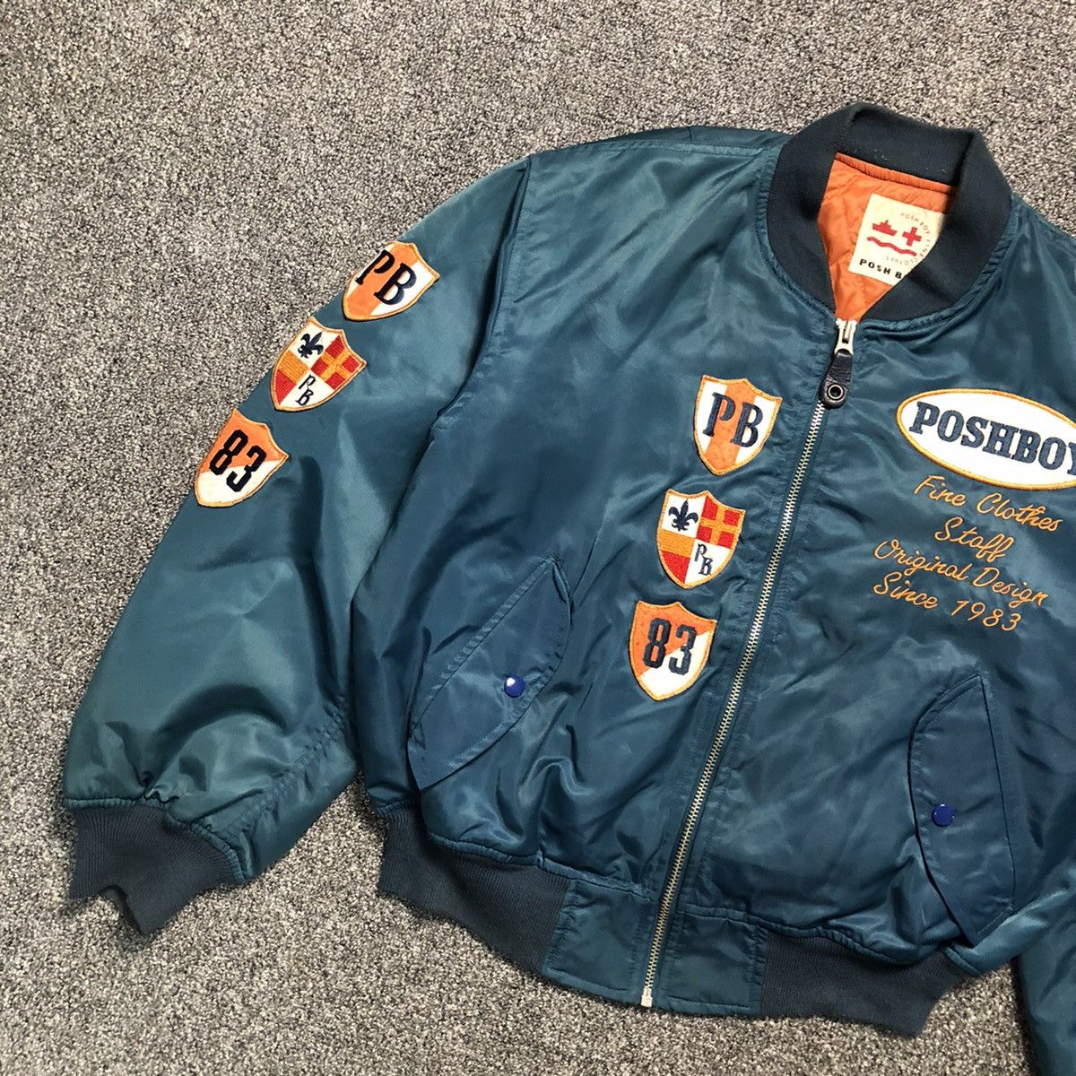 Japanese Brand Vintage Poshboy Ma-1 Bomber Jacket Street Style Size US L / EU 52-54 / 3 - 5 Thumbnail