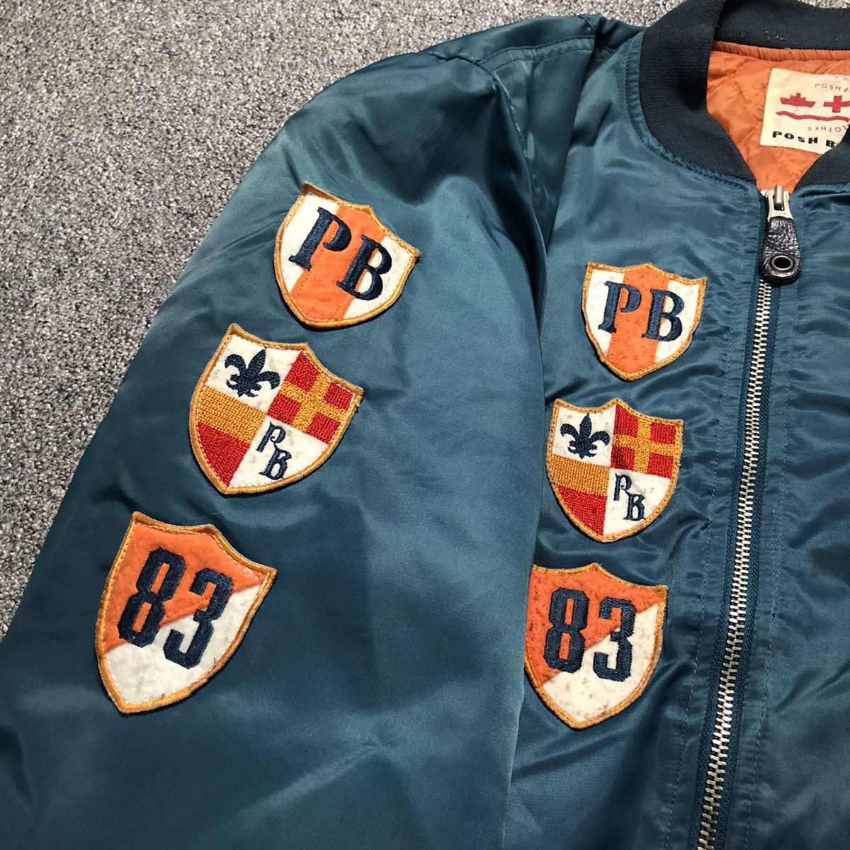 Japanese Brand Vintage Poshboy Ma-1 Bomber Jacket Street Style Size US L / EU 52-54 / 3 - 8 Thumbnail