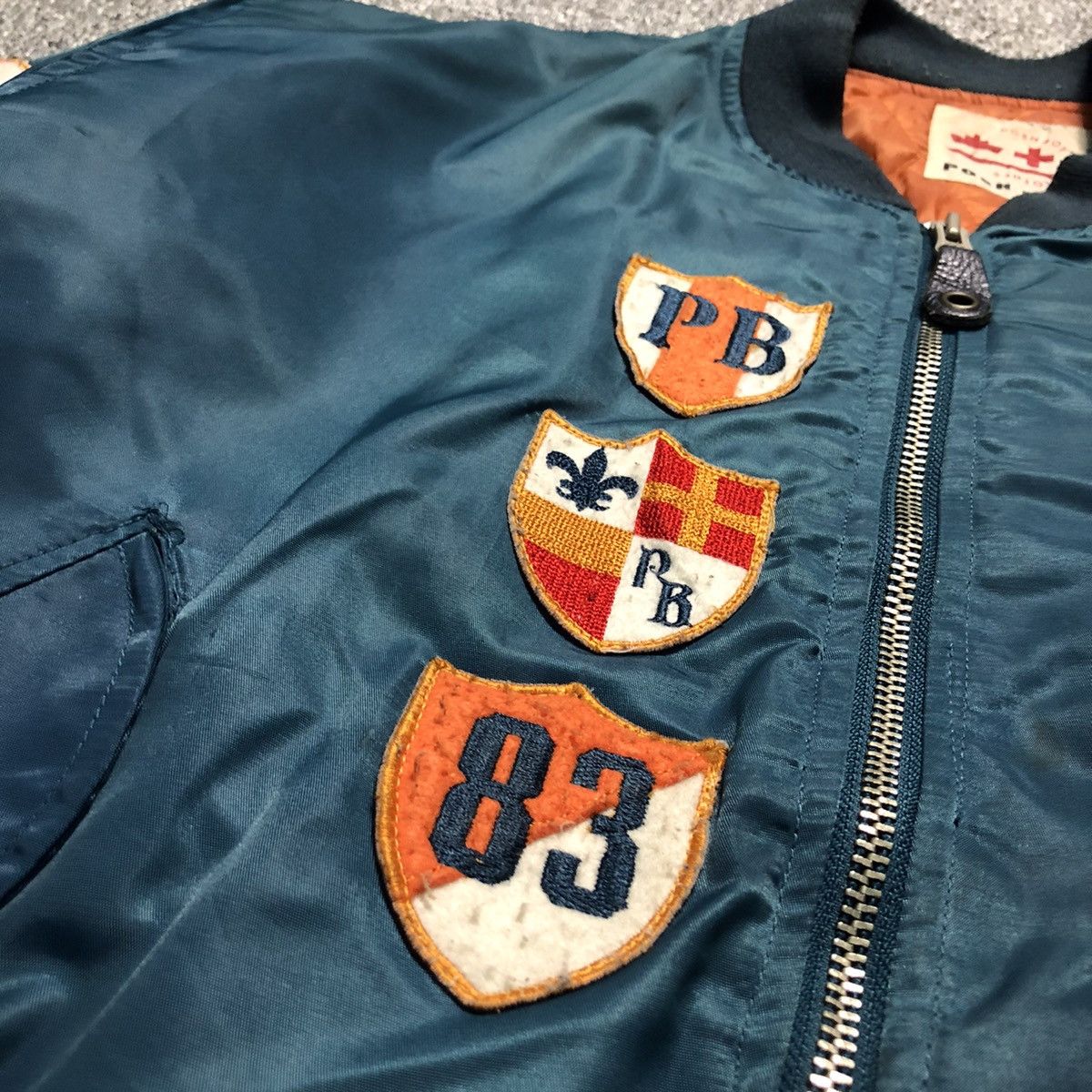 Japanese Brand Vintage Poshboy Ma-1 Bomber Jacket Street Style Size US L / EU 52-54 / 3 - 7 Thumbnail