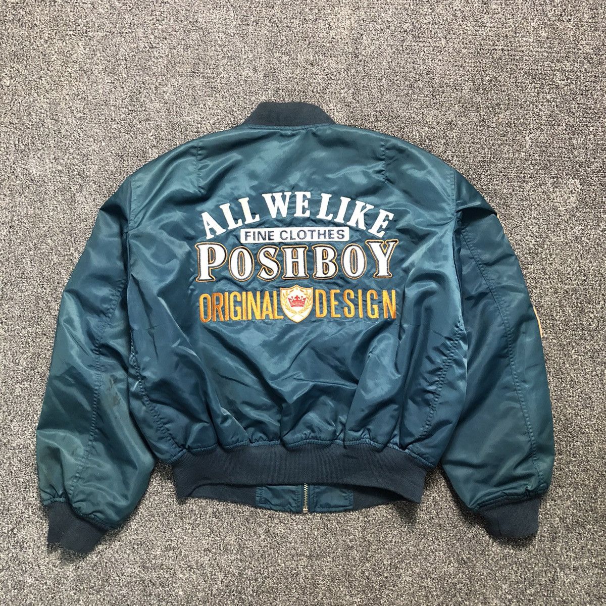 Vintage 90's Poshboy Ma-1 Bomber Jacket