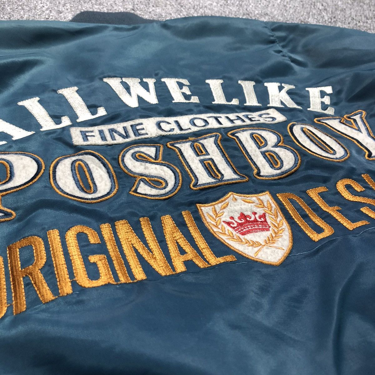 Japanese Brand Vintage Poshboy Ma-1 Bomber Jacket Street Style Size US L / EU 52-54 / 3 - 4 Thumbnail