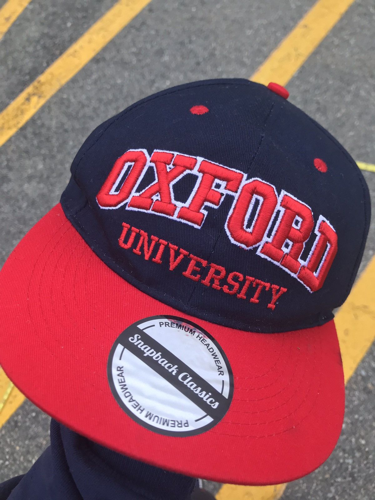 Vintage 90s Vintage Oxford University Snapback Hat Embroidered Hat Size ONE SIZE - 1 Thumbnail