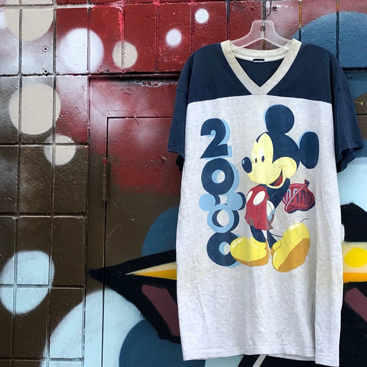 Disney Vintage Mickey Mouse Big Graphic Sleep Shirt disney kidcore Size US XXL / EU 58 / 5 - 2 Thumbnail