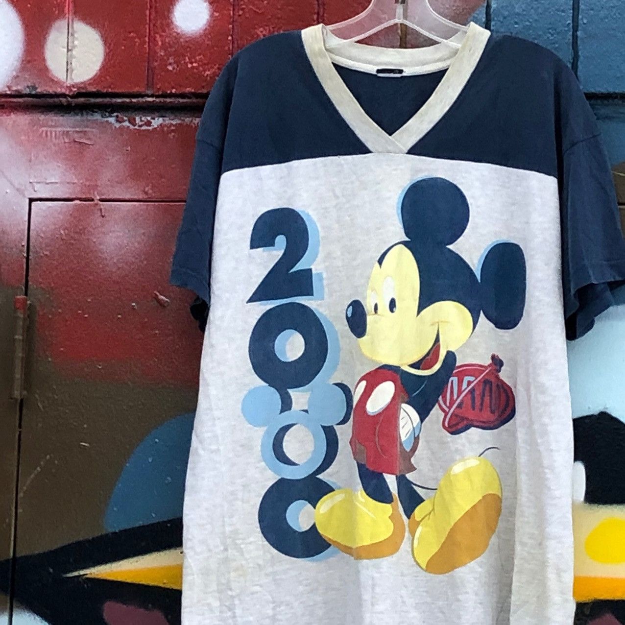 Disney Vintage Mickey Mouse Big Graphic Sleep Shirt disney kidcore Size US XXL / EU 58 / 5 - 1 Thumbnail