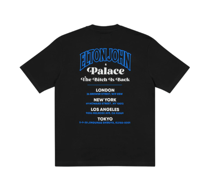 Palace Palace x Elton John P-Iano Tee Black • M Size US M / EU 48-50 / 2 - 2 Thumbnail