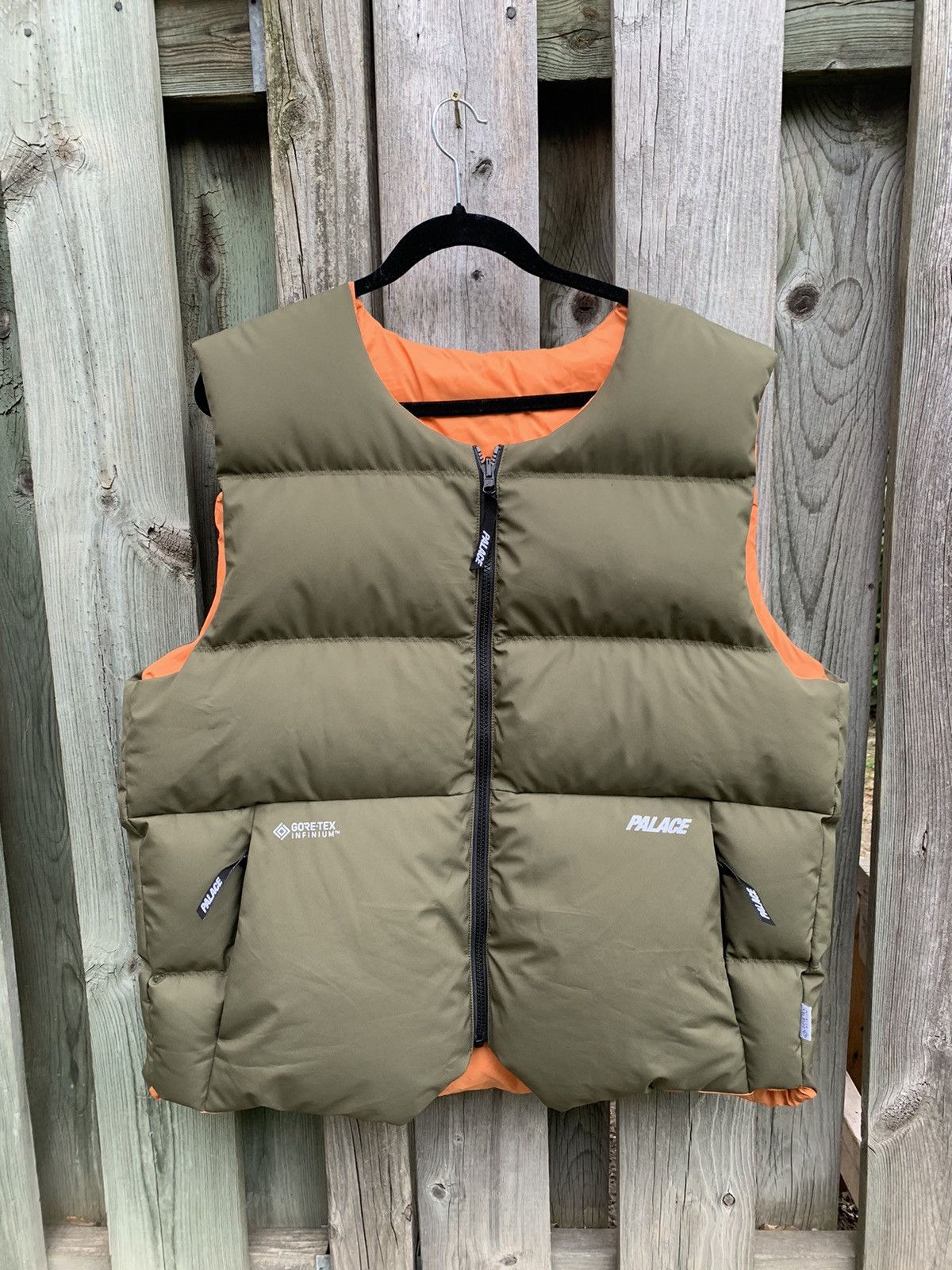 Palace Palace Gore-tex Infinium Reverso Down Vest | Grailed