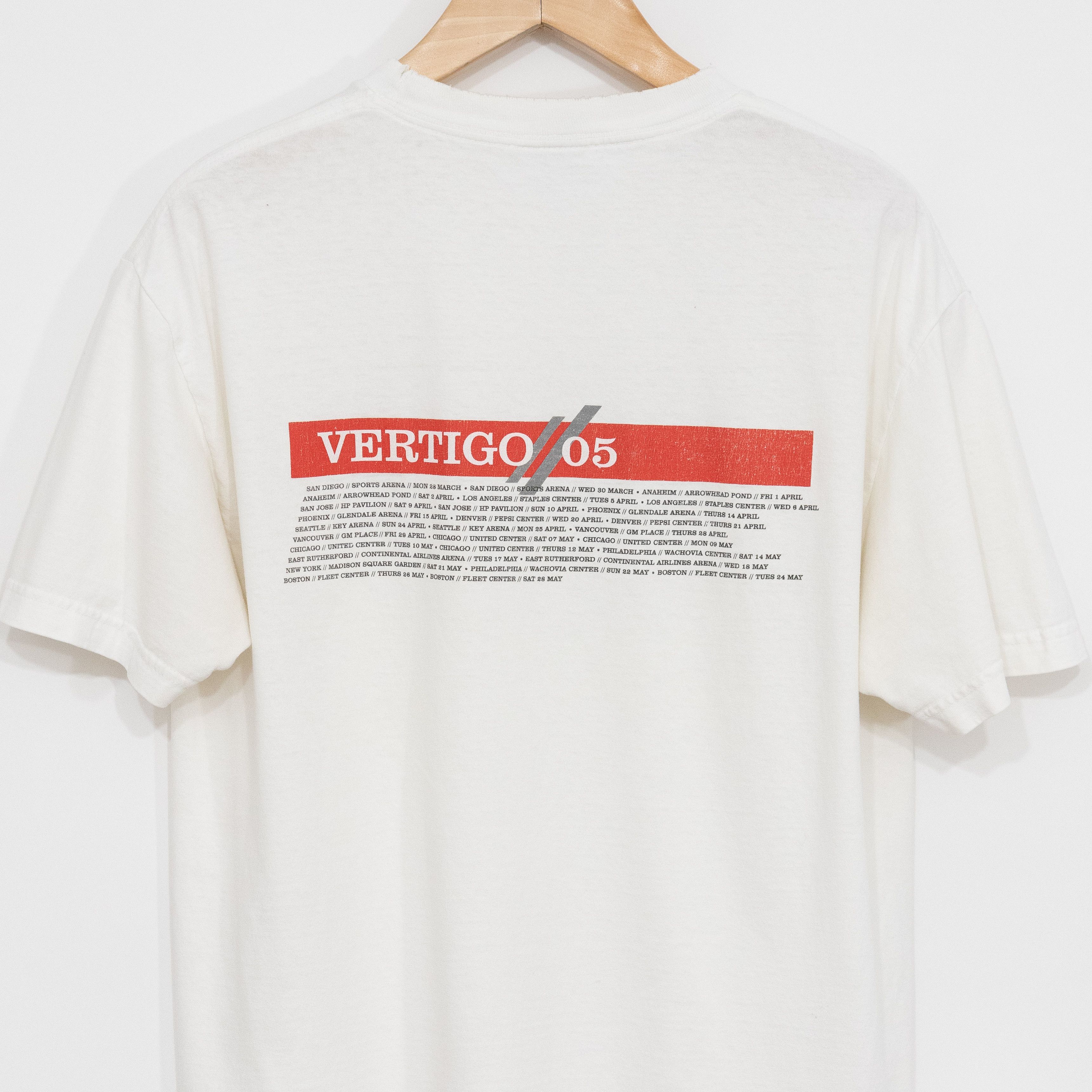 Vintage Vintage Y2K T Shirt L - 2005 U2 Vertigo Tour Tee Distressed Size US L / EU 52-54 / 3 - 4 Thumbnail