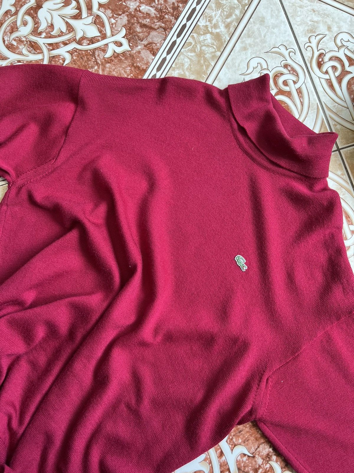 Lacoste × Vintage Vintage Lacoste turtleneck sweater Classic Size US L / EU 52-54 / 3 - 7 Thumbnail
