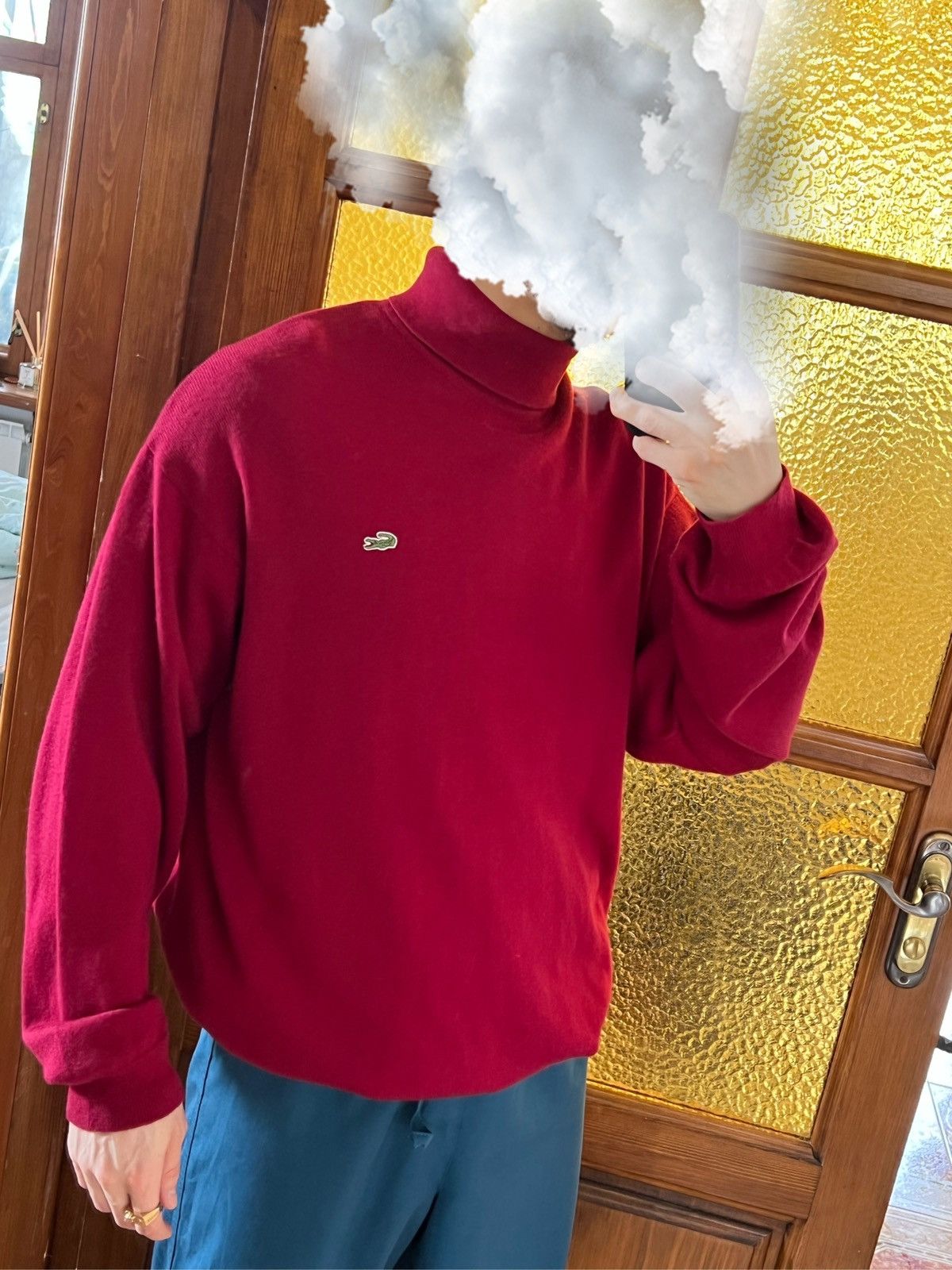 Lacoste × Vintage Vintage Lacoste turtleneck sweater Classic Size US L / EU 52-54 / 3 - 1 Thumbnail
