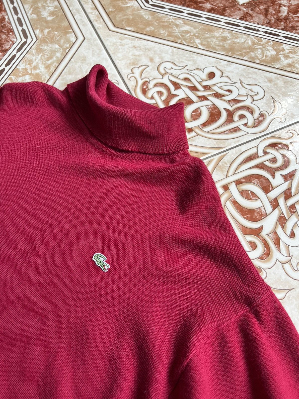 Lacoste × Vintage Vintage Lacoste turtleneck sweater Classic Size US L / EU 52-54 / 3 - 3 Thumbnail