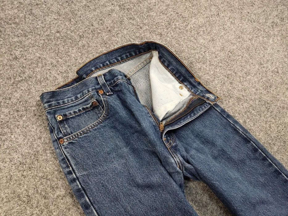 Levi's Vintage 90's Levis 751 Released Hem Faded Blue Denim Jeans Size US 34 / EU 50 - 9 Thumbnail