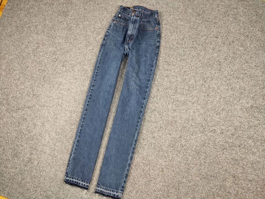 Levi's Vintage 90's Levis 751 Released Hem Faded Blue Denim Jeans Size US 34 / EU 50 - 2 Thumbnail