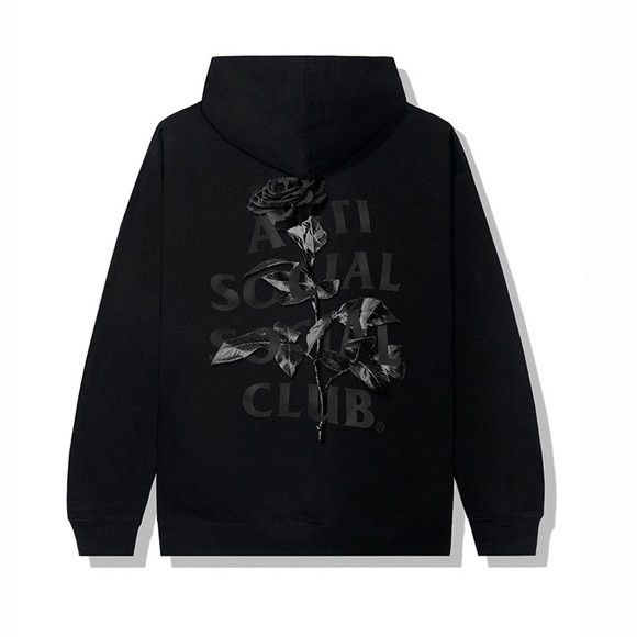 Anti Social Social Club Anti Social Social Club Hell O Rose Black Hoodie ASSC DS Size US XL / EU 56 / 4 - 1 Thumbnail