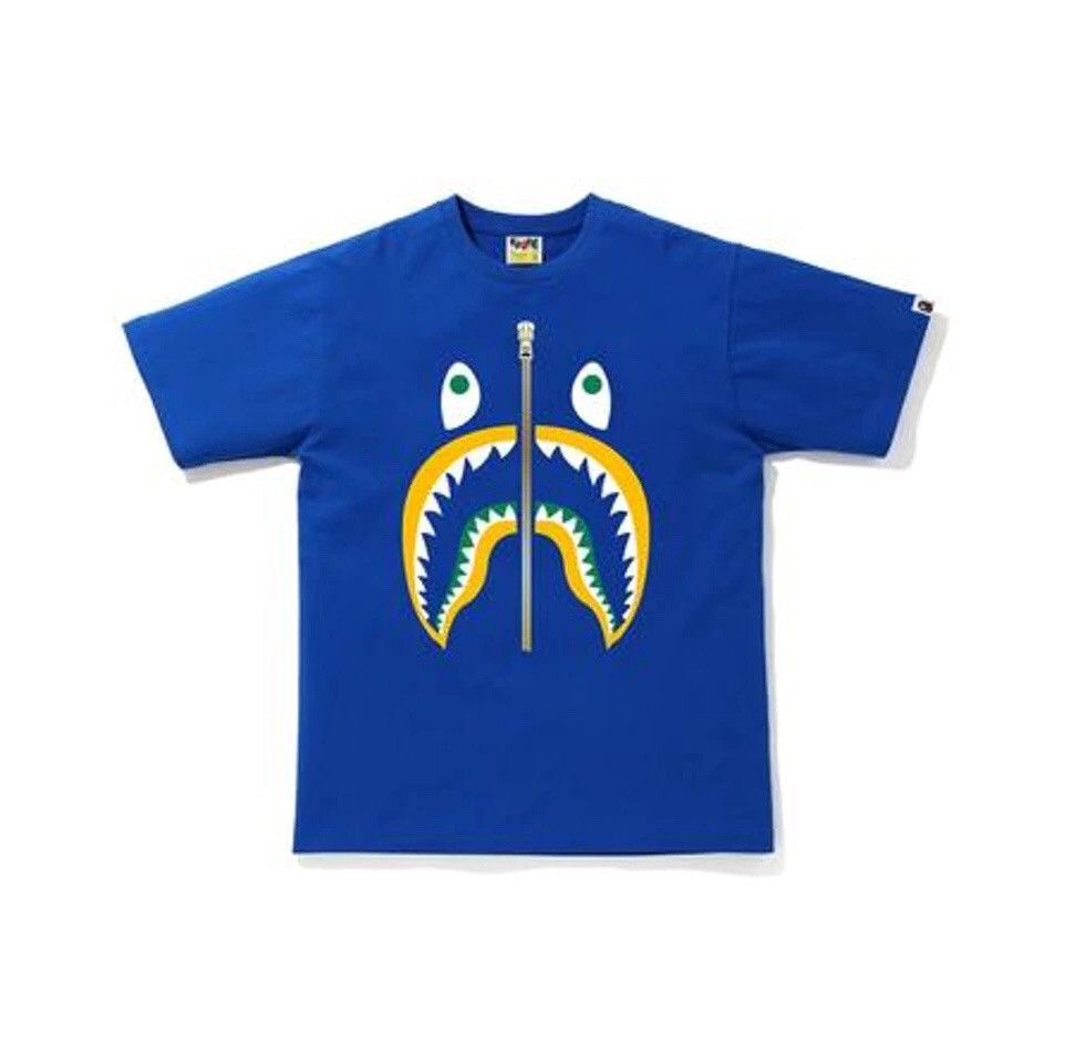 BAPE Colors Shark T-shirt Blue/Yellow