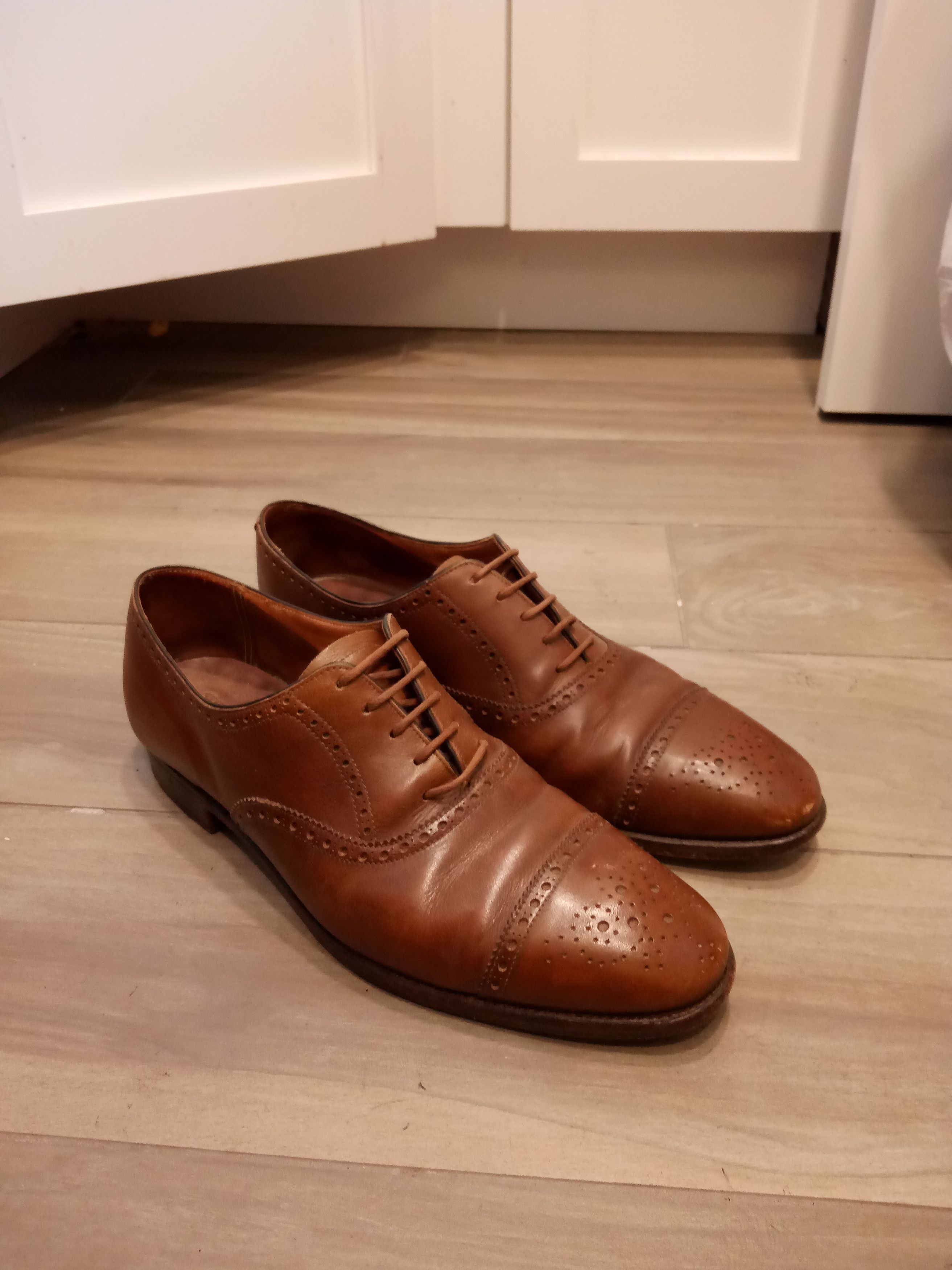 John Lobb John Lobb Oxford Seymour Brogue Balmoral Leather Shoes Size US 7.5 / EU 40-41 - 5 Thumbnail