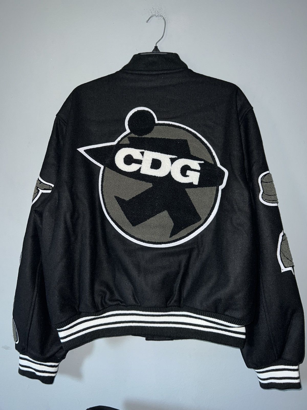 Unisex Stussy CDG Varsity Jacket - Danezon