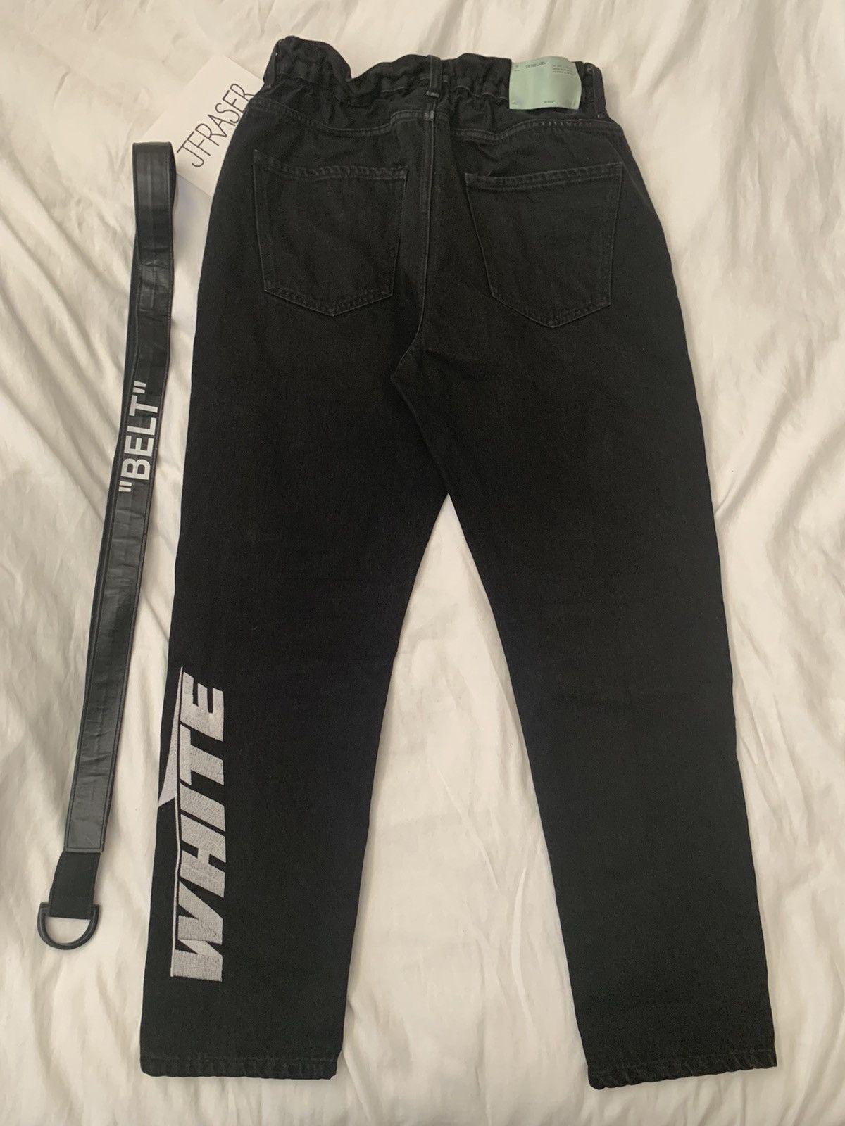 Off-White Low Crotch Jeans Size US 32 / EU 48 - 2 Thumbnail