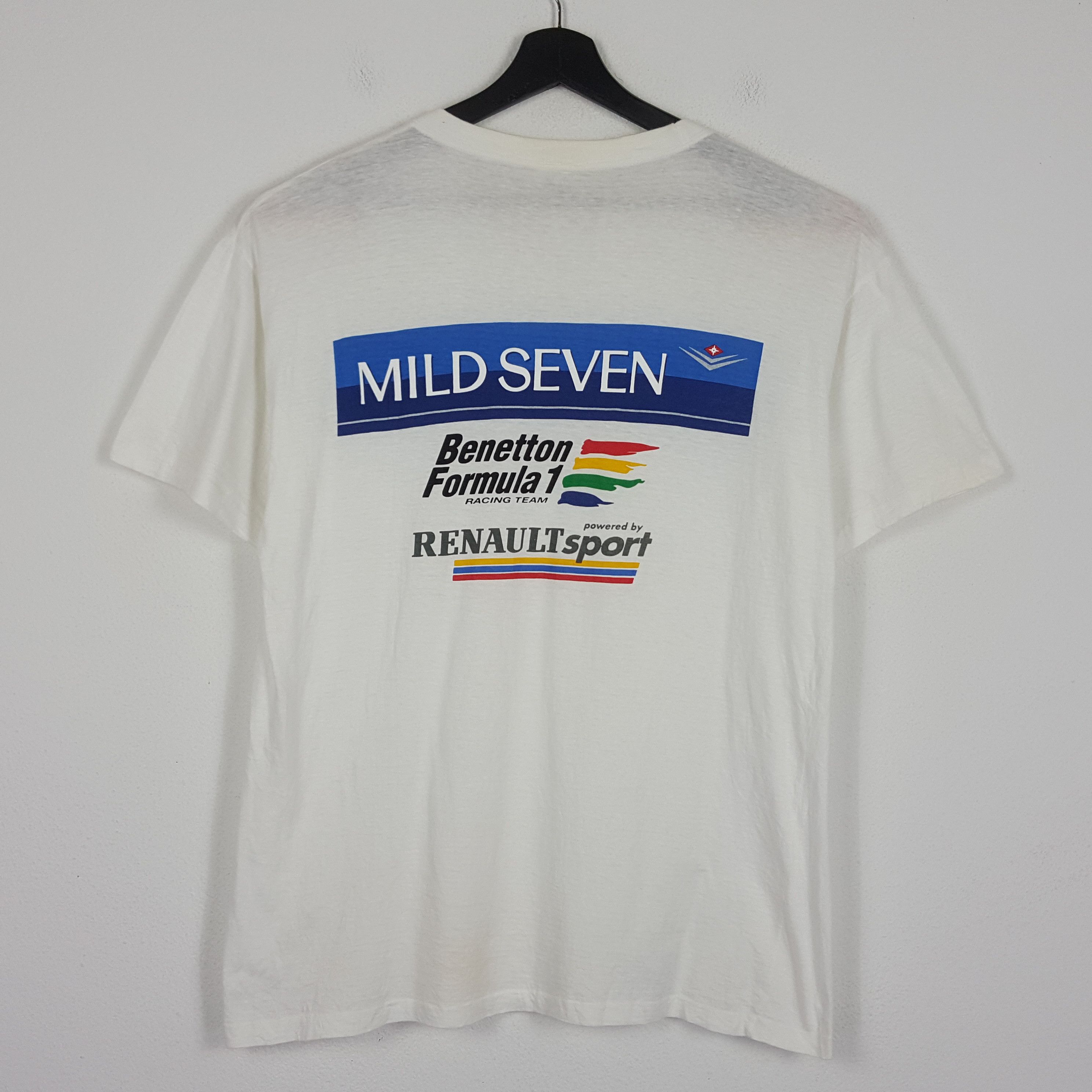 MILD SEVEN X BENNETON X RENAULT Sports T-shirt