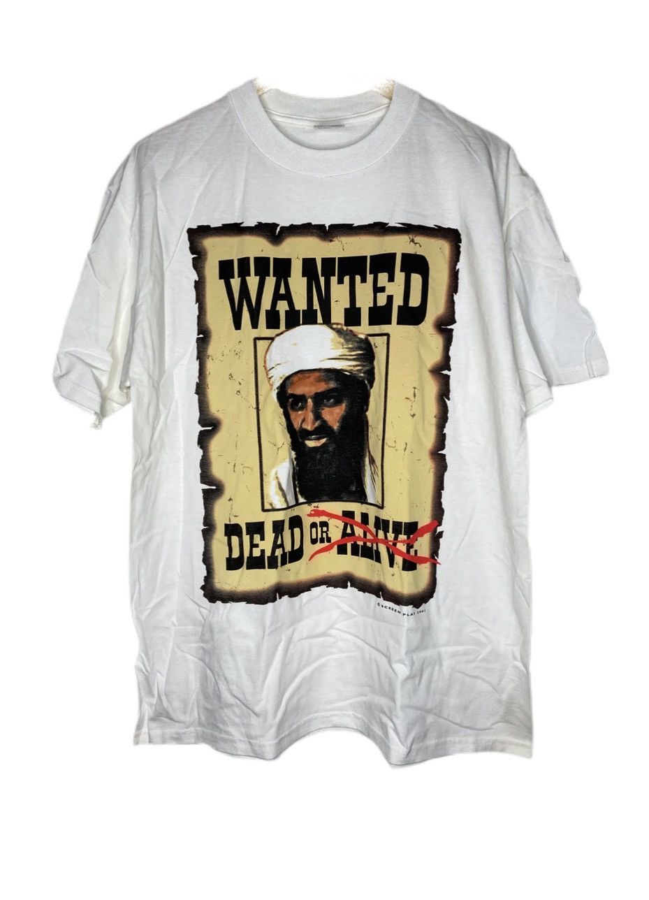 Vintage 2001 Osama Bin Laden Wanted Poster 9/11 New York USA L | Grailed