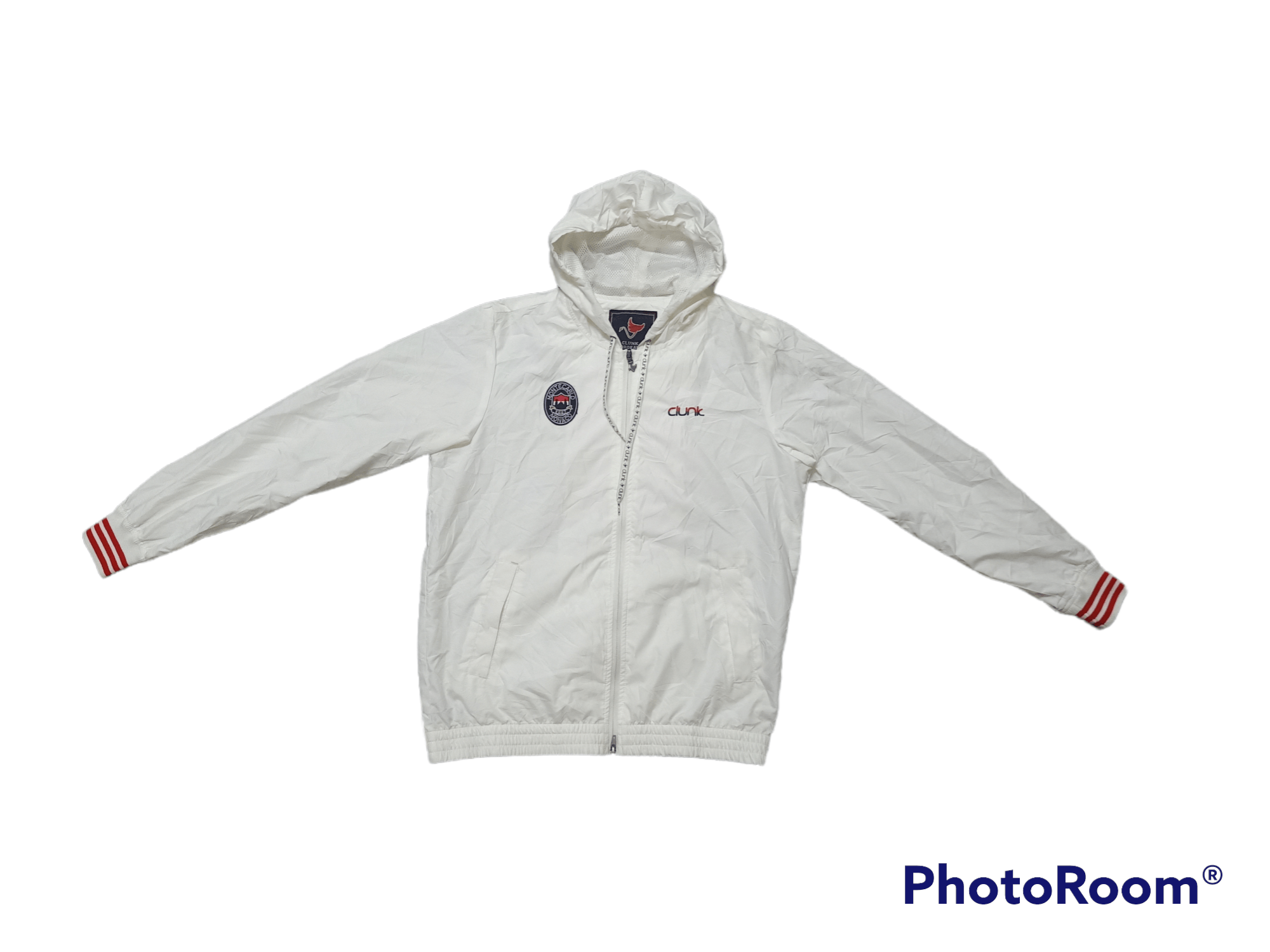 Brand Clunk Bordeaux france Windbreaker Hooded Jacket | Grailed